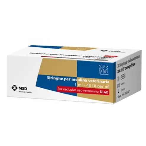 CentroVete 30 SIRINGHE per INSULINA (40 UI/ml) – per la somministrazione di Caninsulin a Cani e Gatti - immagine 1