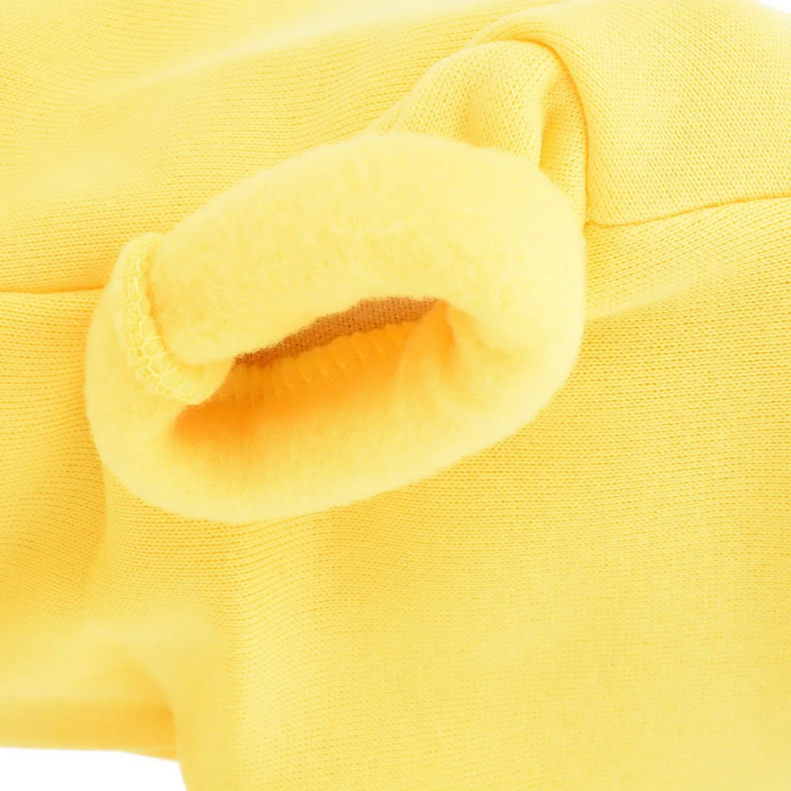 SMALLLEE_LUCKY_STORE Simpatico cartone animato cucciolo felpa in pile pullover maglioni per cani di piccola taglia media gatto Yorkie Chihuahua gattino caldo autunno inverno vestiti, Giallo, L - immagine 8