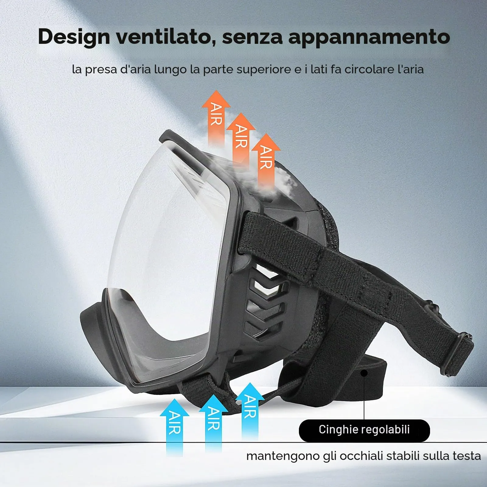 NAMSAN Occhiali da Sole per Cani Protezione UV Occhiali da Sole per Animali Domestici Fascia Regolabile e Cuscinetti di Schiuma Proteg Gono GliOcchi per Cani di Grossa Taglia - Libero - immagine 4