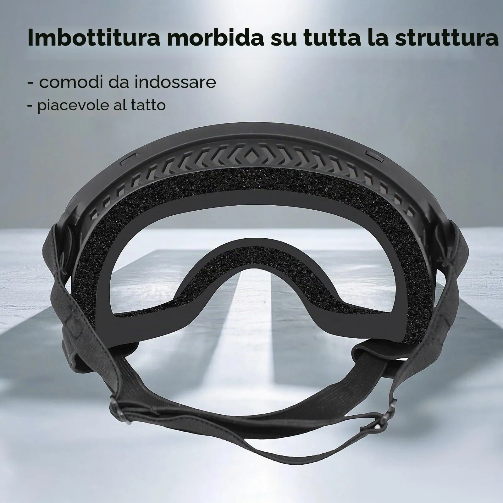 NAMSAN Occhiali da Sole per Cani Protezione UV Occhiali da Sole per Animali Domestici Fascia Regolabile e Cuscinetti di Schiuma Proteg Gono GliOcchi per Cani di Grossa Taglia - Libero - immagine 5