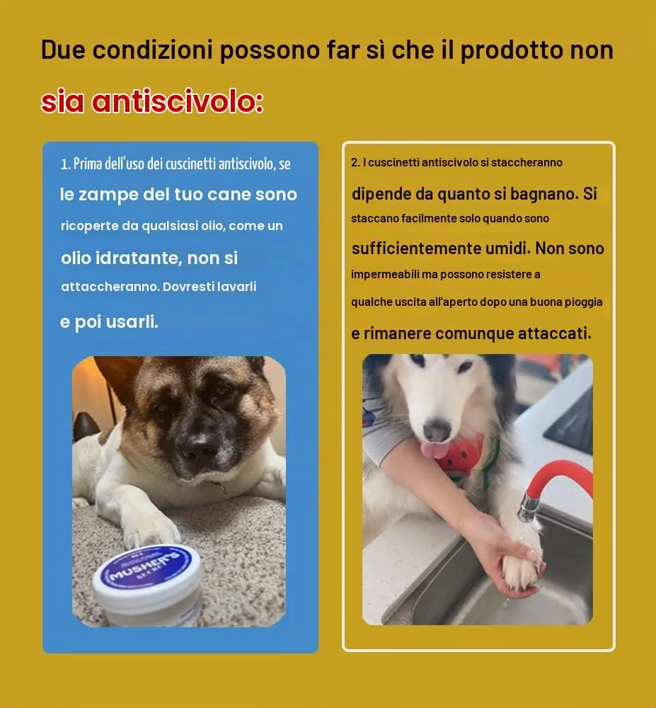 Phaechild Cani Protezioni Zampe Pads, Controllo trazione per Antiscivolo,dallo Scivolamento su Pavimenti scivolosi,Autoadesivo Cane Calze Scarpe per Cani Sostituzione Multicolore 80 pz - XL - immagine 4