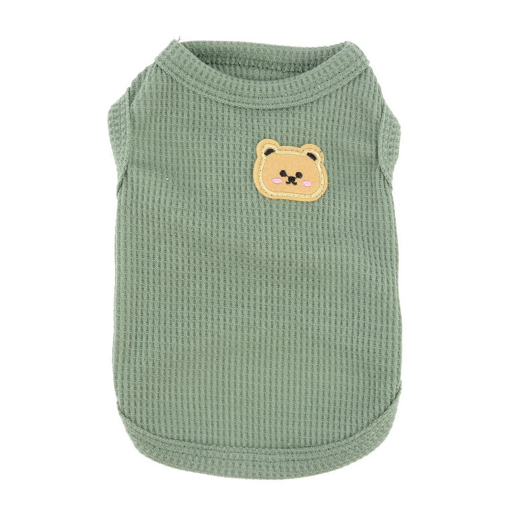 Zunea - Maglietta per cani di taglia piccola, in morbido cotone, estiva, vestito basic per cani, grazioso top per cani, in tessuto traspirante, per cani femmina, maschi, chihuahua, yorkie e gatti - immagine 5