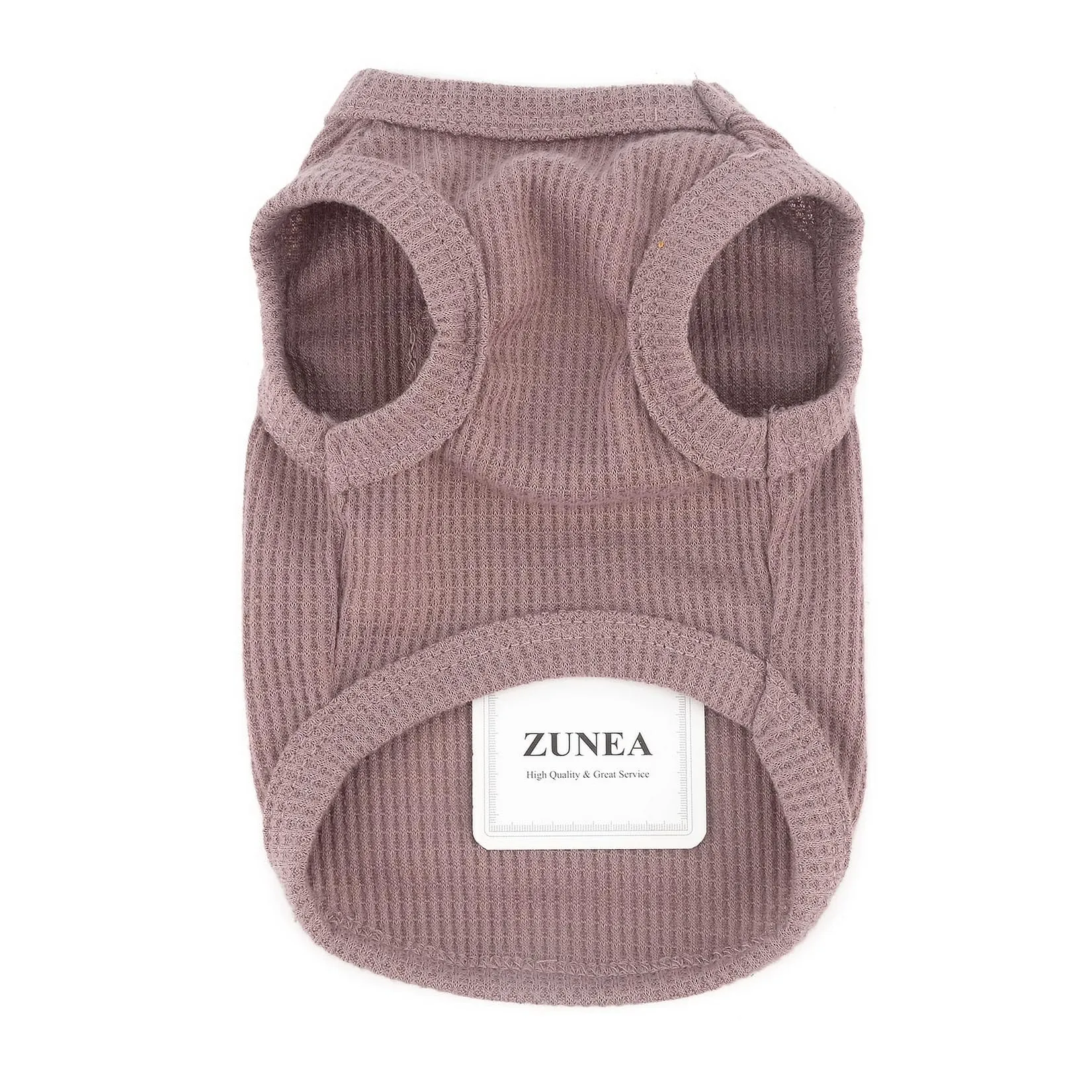 Zunea Camicie per cani di piccola taglia gilet estivo per animali domestici t-shirt cucciolo ragazza ragazzo vestiti morbidi traspiranti t-shirt base elasticizzata senza maniche canotta per cani - immagine 6
