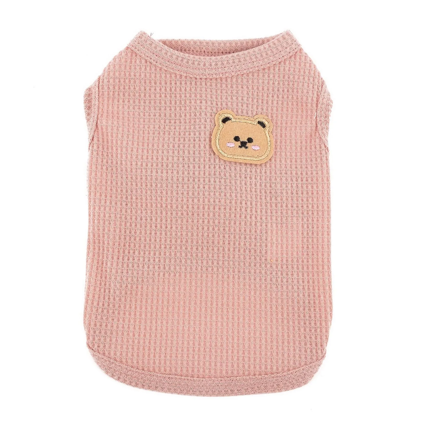 Zunea Camicie per cani di piccola taglia Gilet estivo Pet T-Shirt Cucciolo Ragazza Ragazzo Vestiti Morbido Traspirante Basic Tee Shirt Elastico Senza Maniche Canottiera Doggie Chihuahua Cat Felpa - immagine 6