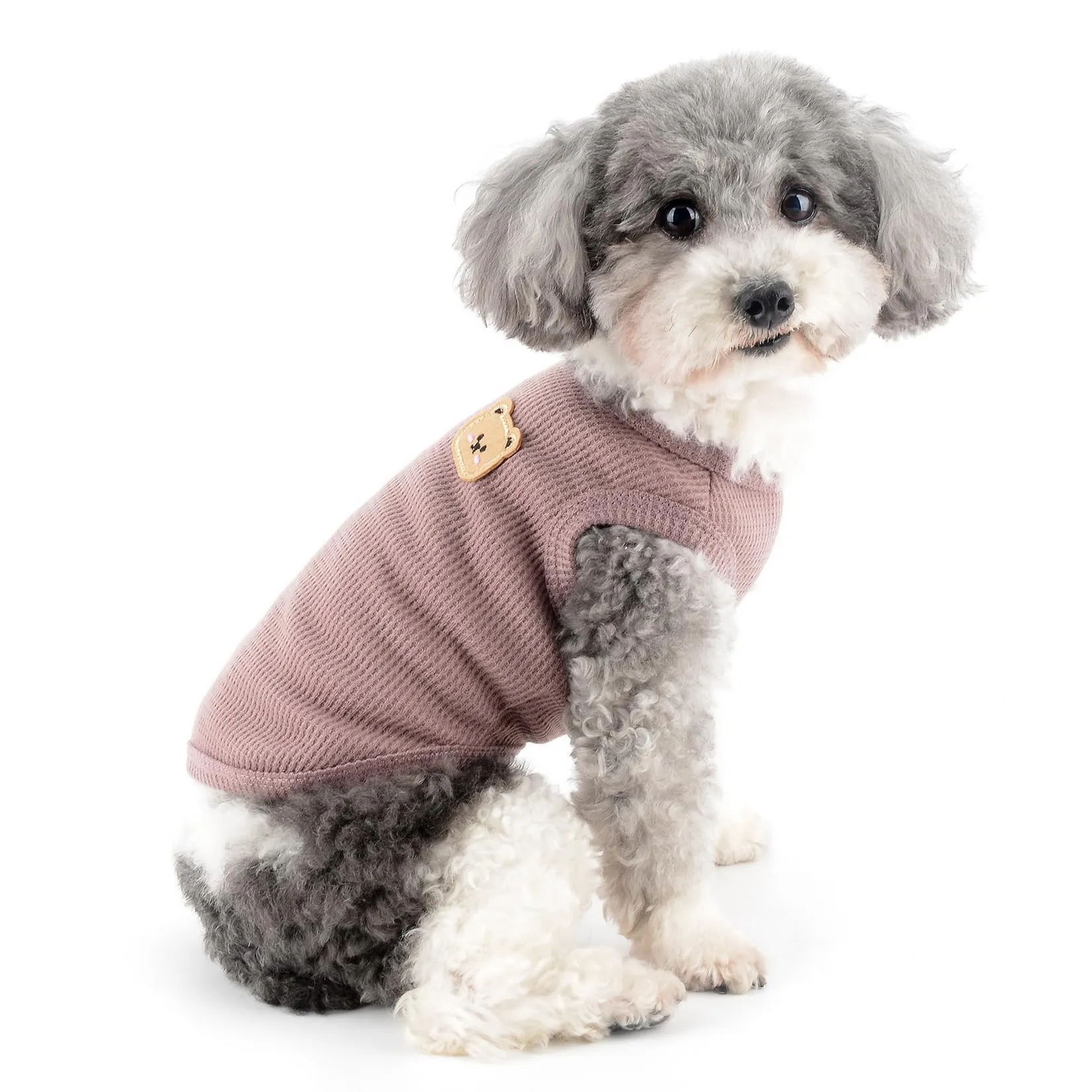 Zunea Magliette per cani per cani di piccola taglia, vestibilità estiva, maglietta per animali domestici, cuccioli, ragazza, ragazzo, abbigliamento, maglietta base, morbida, traspirante, T-shirt - immagine 8