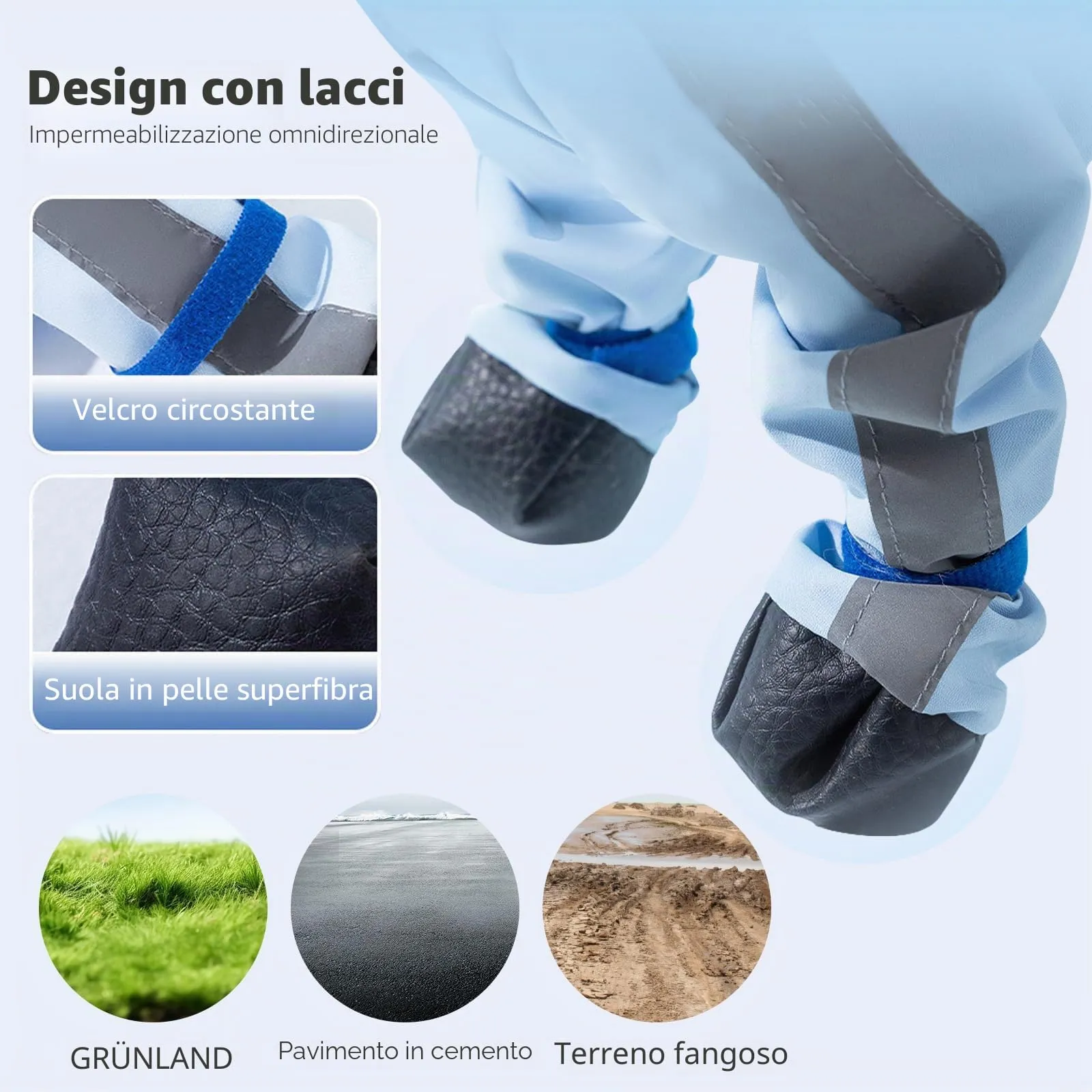 PETCUTE Impermeabile per Cani con Cappuccio, Cappotto Impermeabile per Cani con Strisce Riflettenti, Bottone a Pressione,Leggera Cappotto Cane Antipioggia per Cani di Piccola e Media Taglia - immagine 6