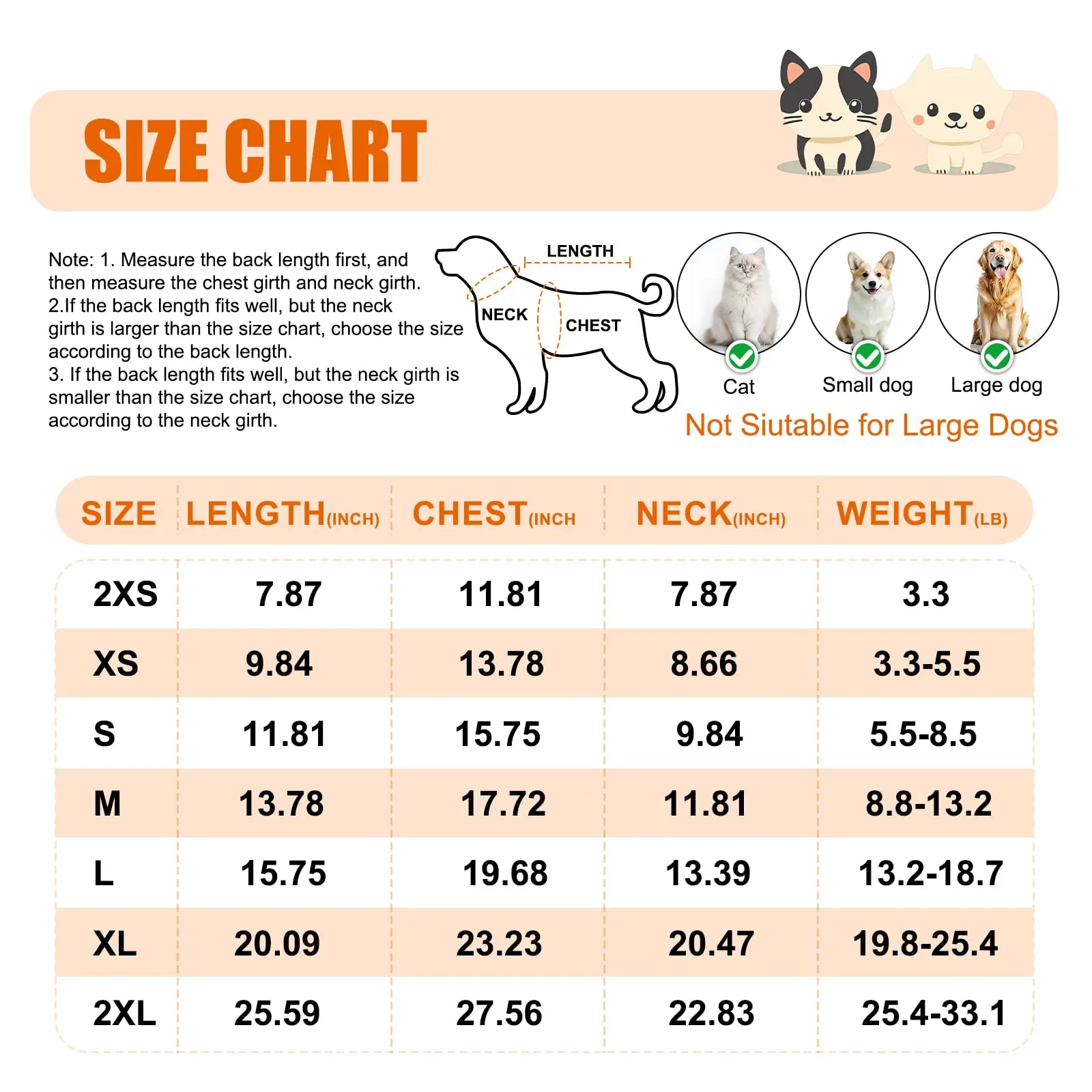 Puluole Costume di Halloween per cani, abbigliamento per animali domestici, cosplay, tigre, cappotto per gatto, abbigliamento per cani e gatti (L) - immagine 6