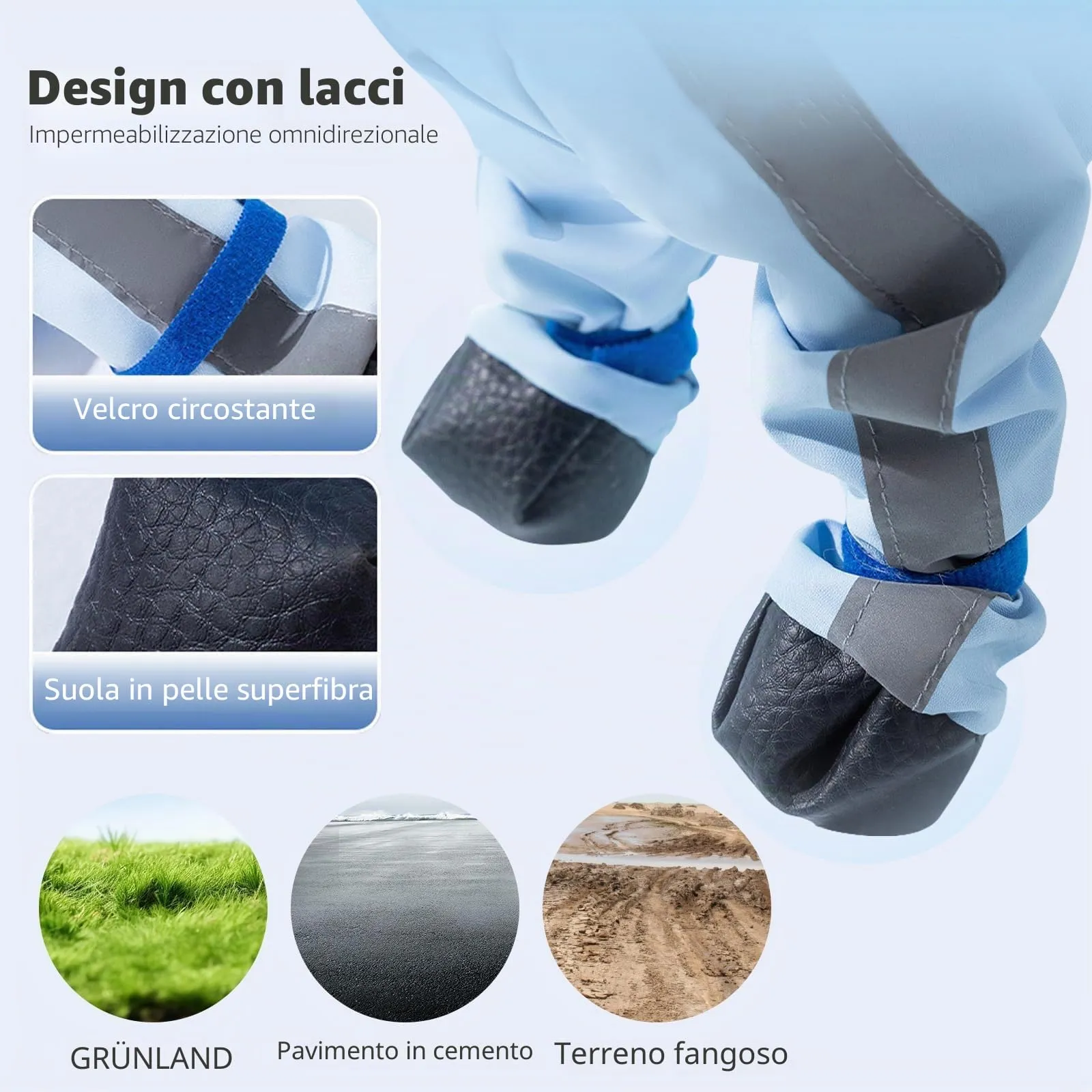 PETCUTE Impermeabile per Cani con Cappuccio, Cappotto Impermeabile per Cani con Strisce Riflettenti, Bottone a Pressione,Leggera Cappotto Cane Antipioggia per Cani di Piccola e Media Taglia - immagine 6