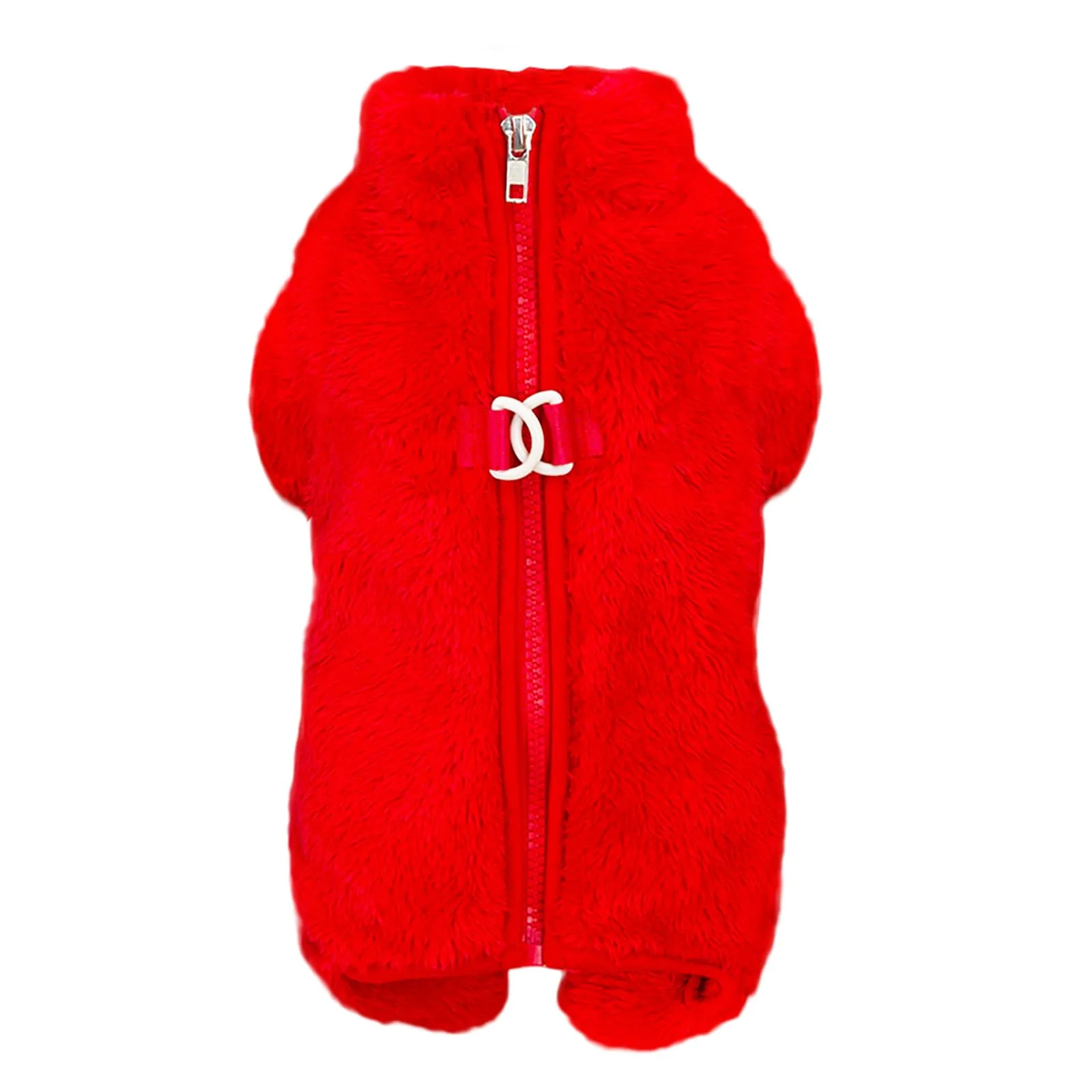Izefia Cane Maglione Vestiti Abbigliamento Pile Maglioni di Lana Tutina Inverno Caldo Felpa Camicia 4 Gambe Tuta Pigiama Alla Moda Pet Face Modello Maglione per Cani di Piccola Taglia Gatto Medio - immagine 1