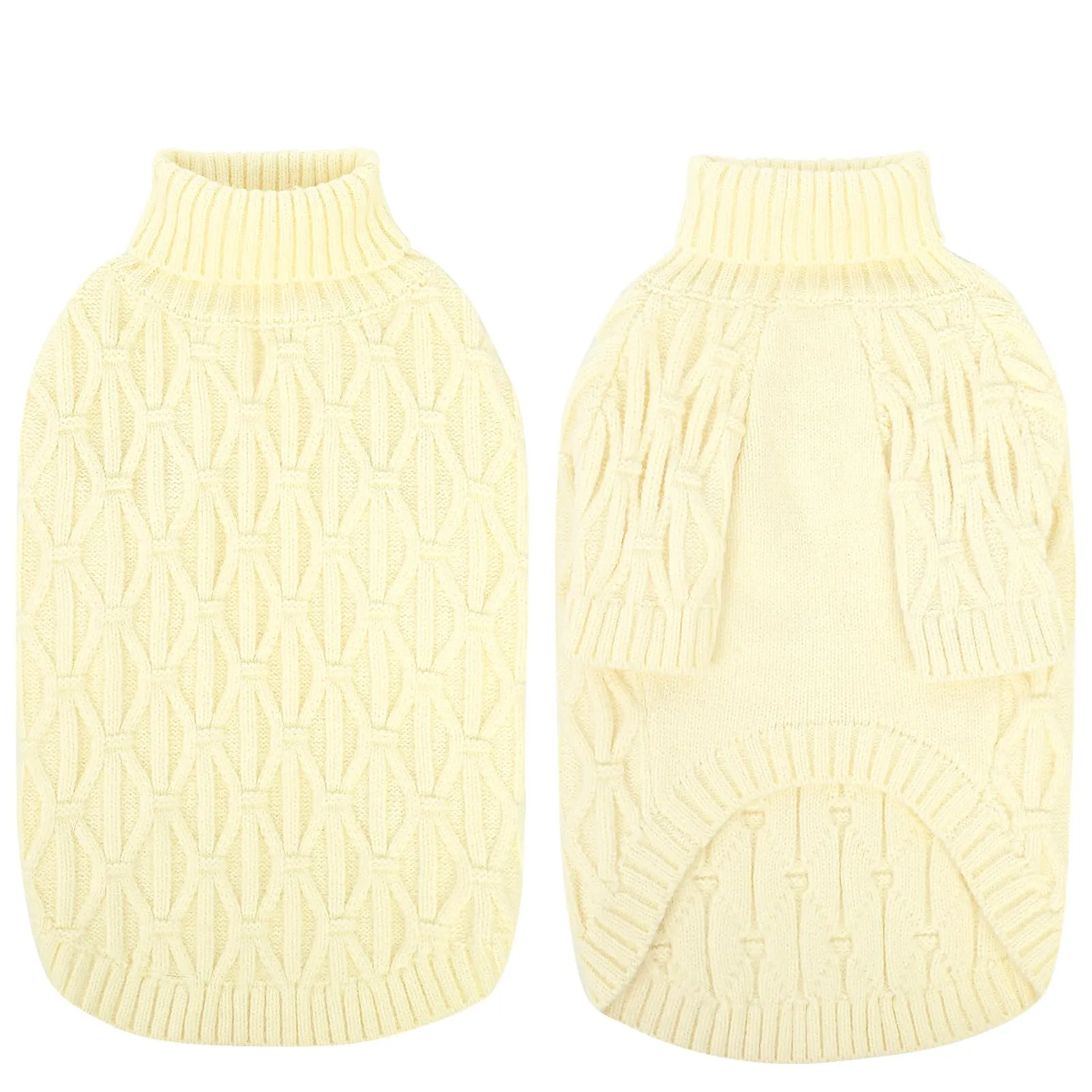 Queenmore Maglioni per cani di taglia grande, ragazze e ragazzi, caldo maglione per cani extra large, maglioni natalizi per cani, classico dolcevita, vestiti spessi per animali domestici extra grandi - immagine 8