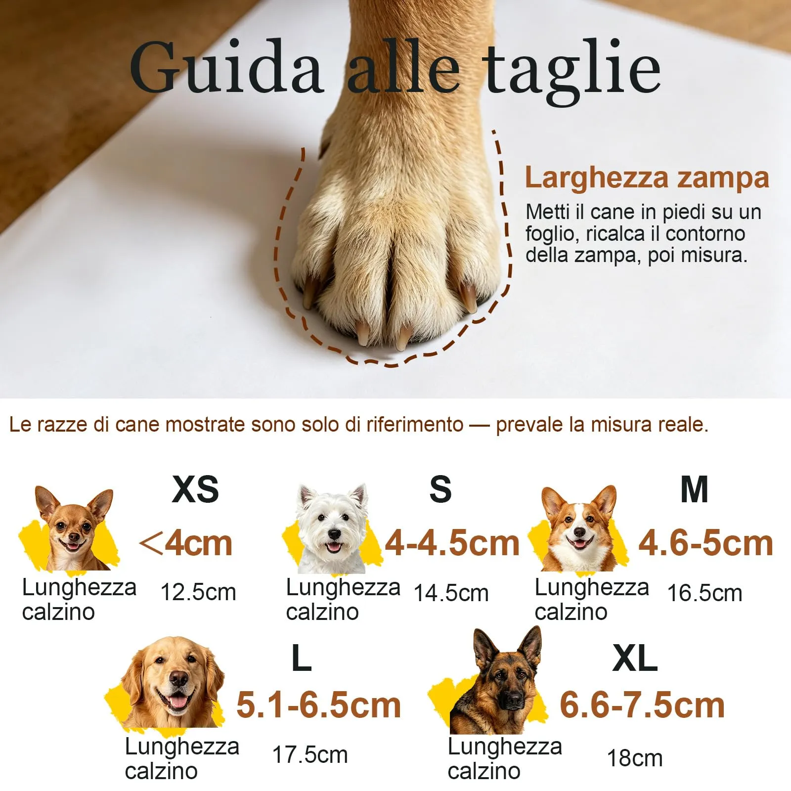 PETLOFT Calzini Antiscivolo per Cani, Prevengono Le Leccate e Graffi, Migliorano la Trazione, Adatti a Cani da Taglia Media a Grande, Regolabili con Gancio e Anello (S, Grigio, A Pois) - immagine 4