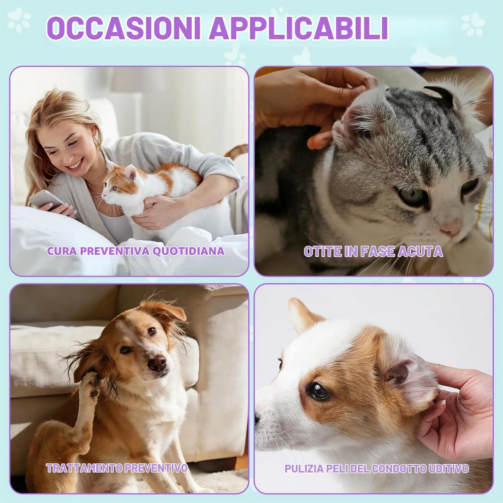 exatta Pulizia Orecchie Cane,Polvere per Pulizia Orecchie Cani - immagine 7