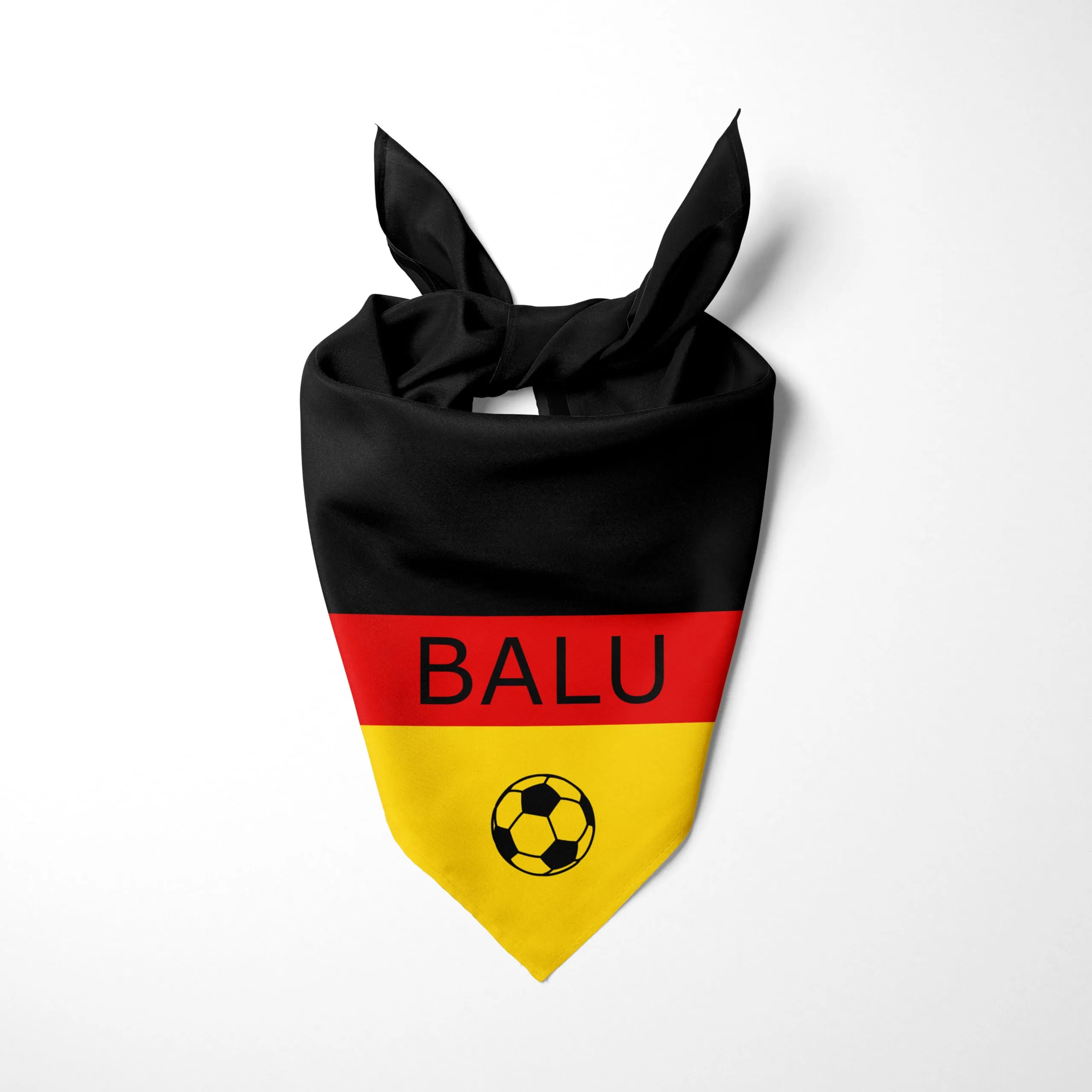 Bandana Personalizzata per Cane con Nome – Foulard per Cani Personalizzabile con Testo e Simbolo – Lavabile – Prodotto e Personalizzato in Europa (Germania, L) - immagine 1