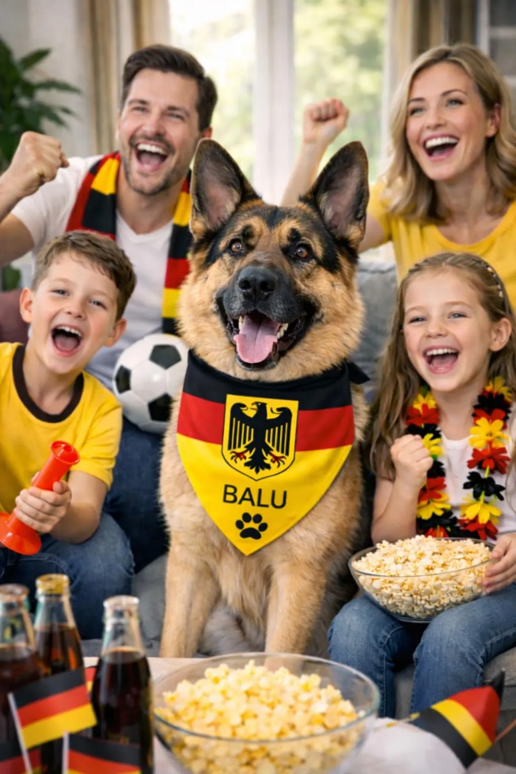 Bandana Personalizzata per Cane con Nome – Foulard per Cani Personalizzabile con Testo e Simbolo – Lavabile – Prodotto e Personalizzato in Europa (Germania, L) - immagine 3