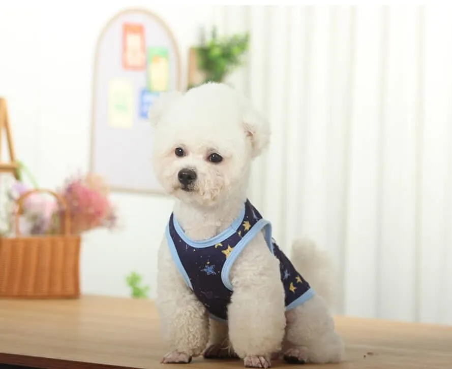 Izefia Magliette per Cani Vestiti Traspiranti Principessa Compleanno Ragazzo Ragazza Canotta Estiva Fresca Maglietta per Piccolo Cane Cucciolo Gatto Medio - immagine 4