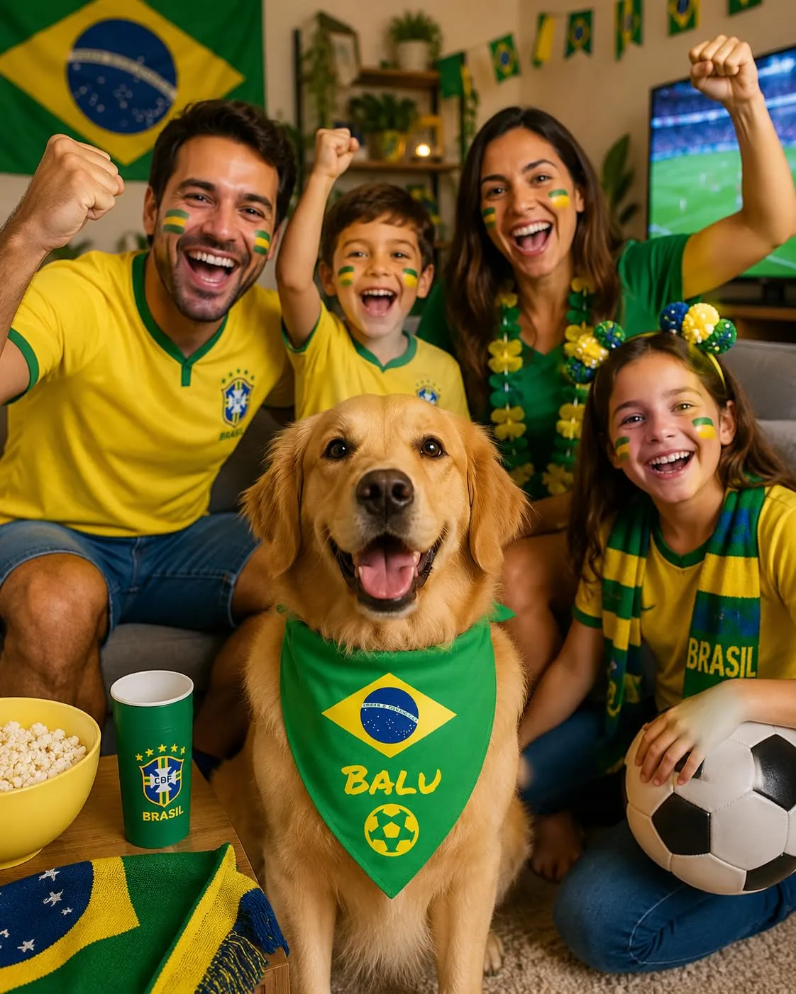 Bandana Personalizzata per Cane con Nome – Foulard per Cani Personalizzabile con Testo e Simbolo – Lavabile – Prodotto e Personalizzato in Europa (Brasile, M) - immagine 4