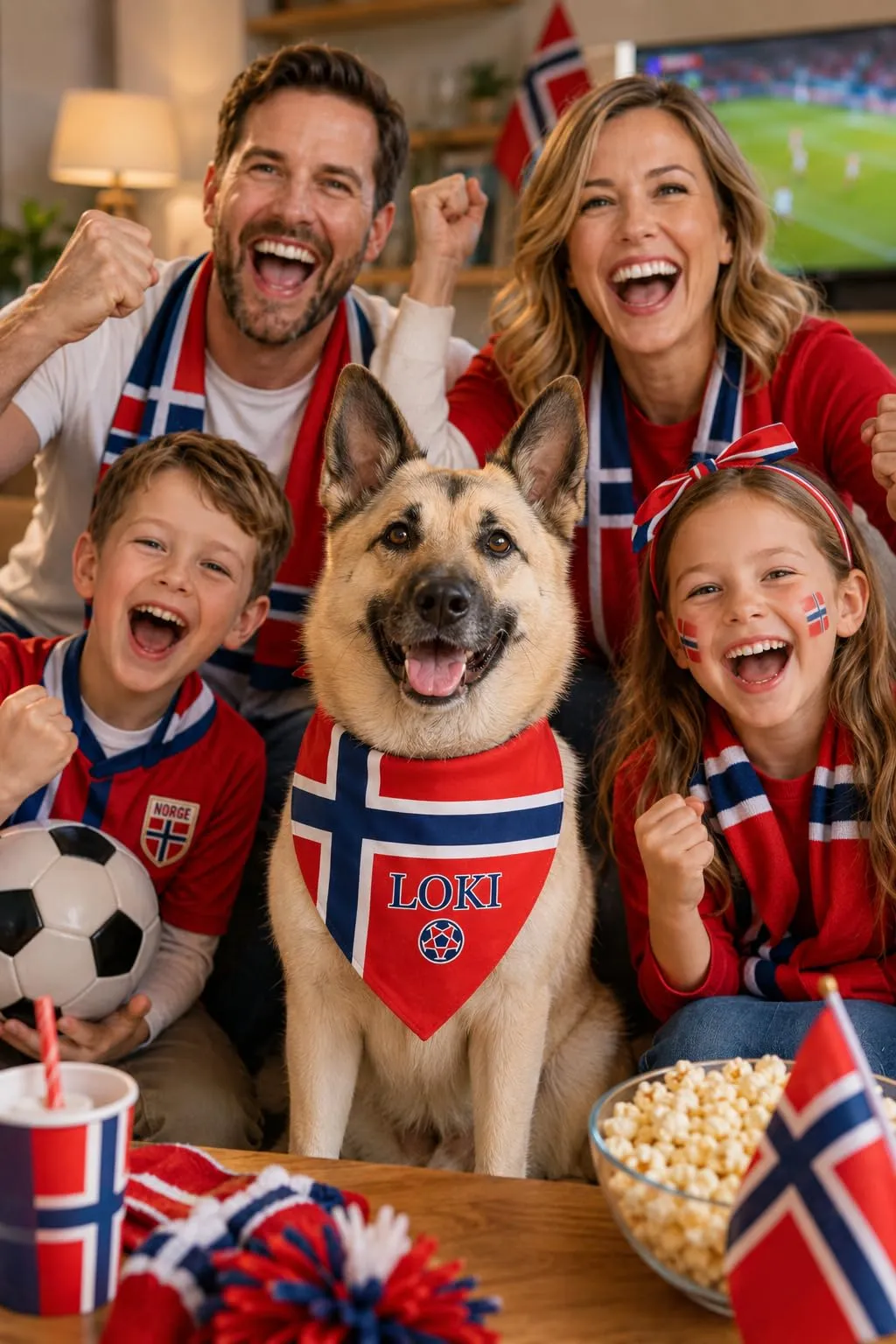 Bandana Personalizzata per Cane con Nome – Foulard per Cani Personalizzabile con Testo e Simbolo – Lavabile – Prodotto e Personalizzato in Europa (Norvegia, S) - immagine 4