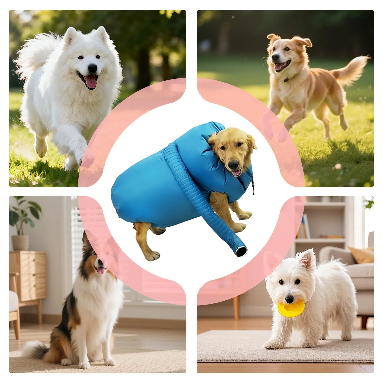 Borsa per asciugare il cane, borsa asciugatrice per cani(1 pezzo) - immagine 7