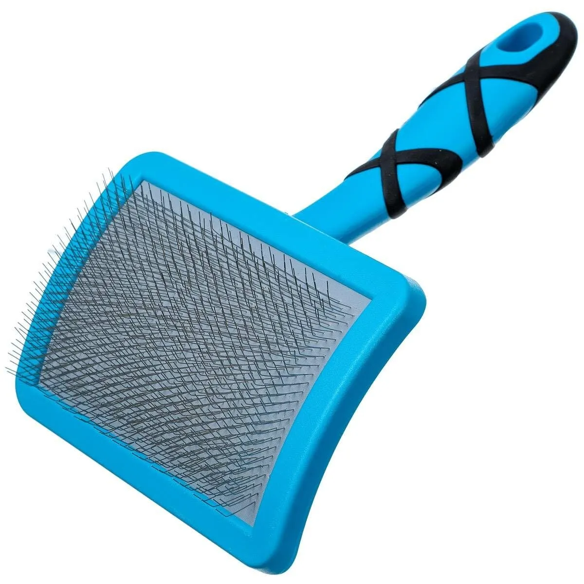 Groom Professional Spazzola Curva Soft Slicker per Toelettatura Cani – Taglia Large, Perni Morbidi per Manti Delicati, Impugnatura Ergonomica, Ideale per Uso Quotidiano su Tutti i Tipi di Pelo - immagine 1