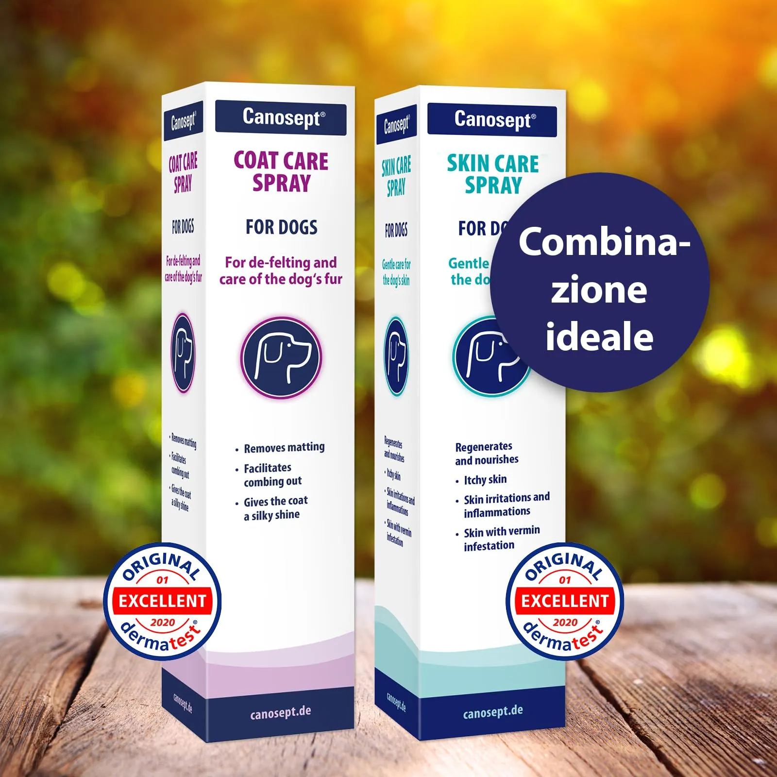 Canosept Spray per la cura del cappotto per cani 250 ml Dermatite cane - Prodotto per la cura del cappotto per cane facilmente pettinabile, de-feltrata e appassionata Assicura un pelo lucido e setoso - immagine 6