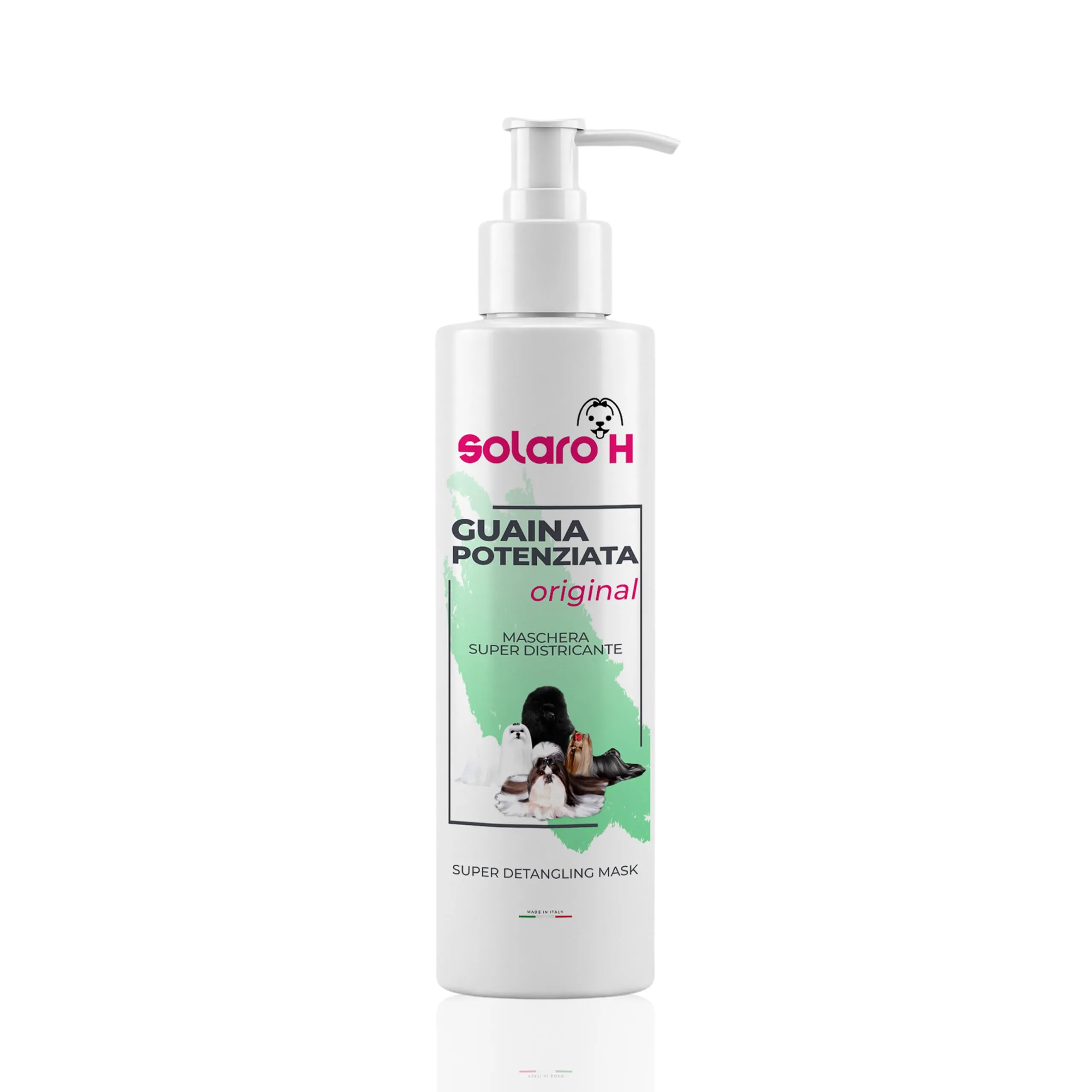 Solaro H | Balsamo per Cani e Gatti Guaina Potenziata, Districante, Nutriente per Manti Lunghi 250ml | Made in Italy - immagine 1