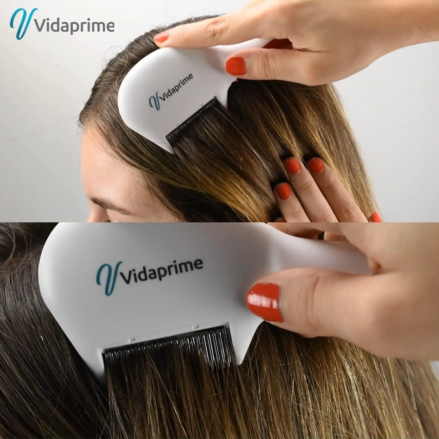 Vidaprime - Pettine elettrico antipidocchi e lendini, efficace, cura ottimale dei capelli, professionale - immagine 6