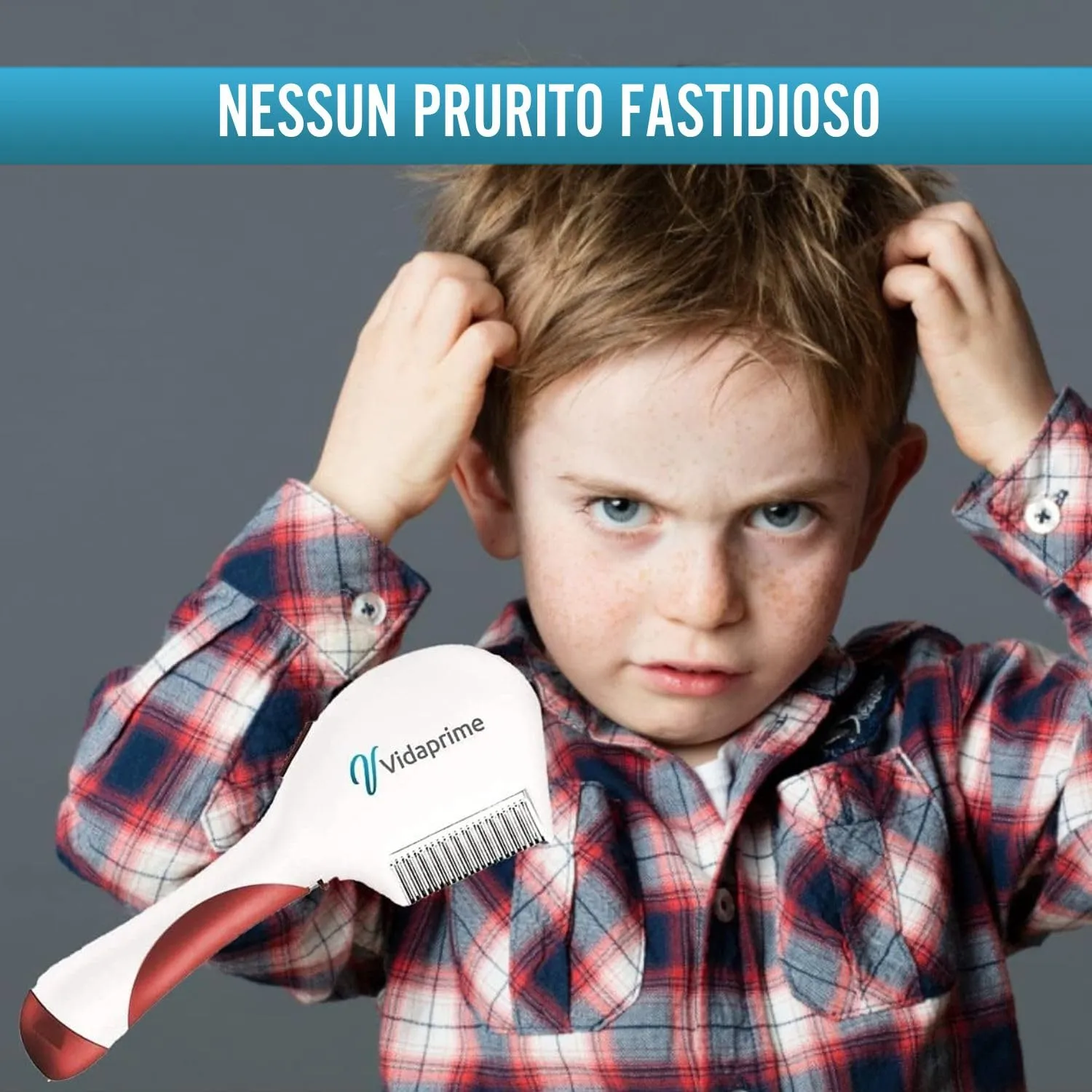 Vidaprime - Pettine elettrico antipidocchi e lendini, efficace, cura ottimale dei capelli, professionale - immagine 7