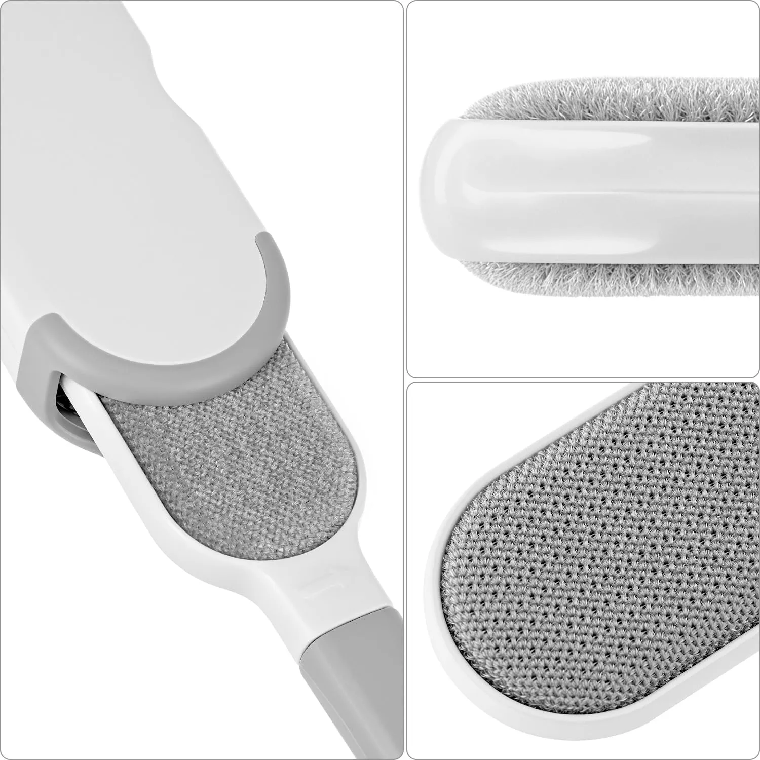 QWORK® Kit Spazzola Leva Pelucchi - Potere Pulente Rinforzato, Autopulente & Riutilizzabile - per Divano/Letto/Vestiti/Viaggi - immagine 6