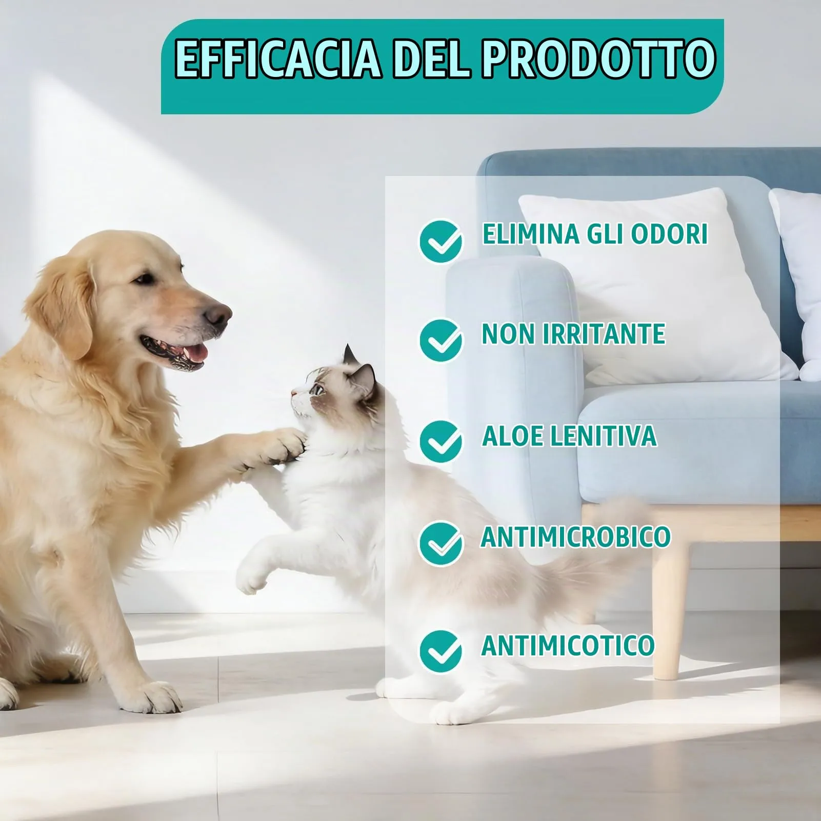 exatta Pulizia Orecchie Cane, Detergente Auricolare Cani e Gatti,Pulisce - immagine 3