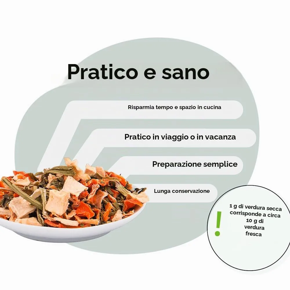 GRAU - l'originale - Verdure disidratate per BARFing - per cani - Mix di verdure n. 3 (1 x 1,2 kg) - immagine 6