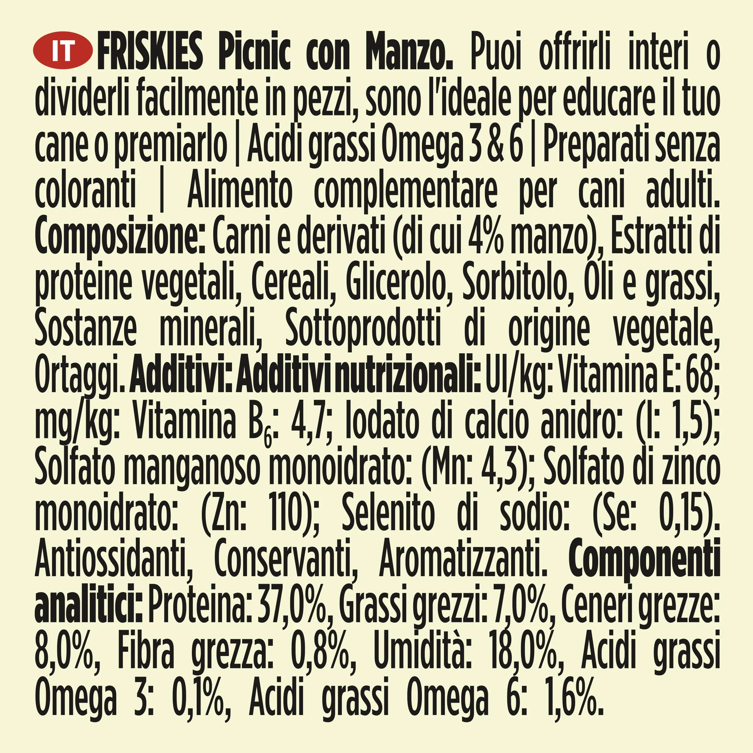 PURINA FRISKIES Picnic Snack per Cani Adulti con Manzo Stick 32 Confezioni da 42g - immagine 6