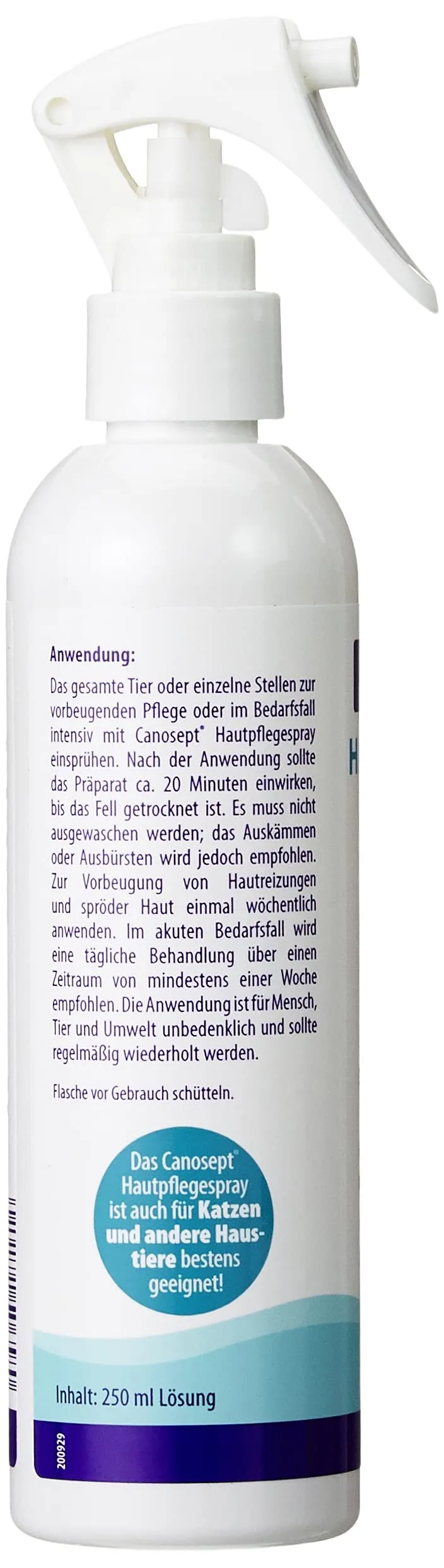 Canosept Spray per la cura della pelle per cani, 250 ml, rigenera e nutre la pelle, naturale e particolarmente delicato - immagine 4