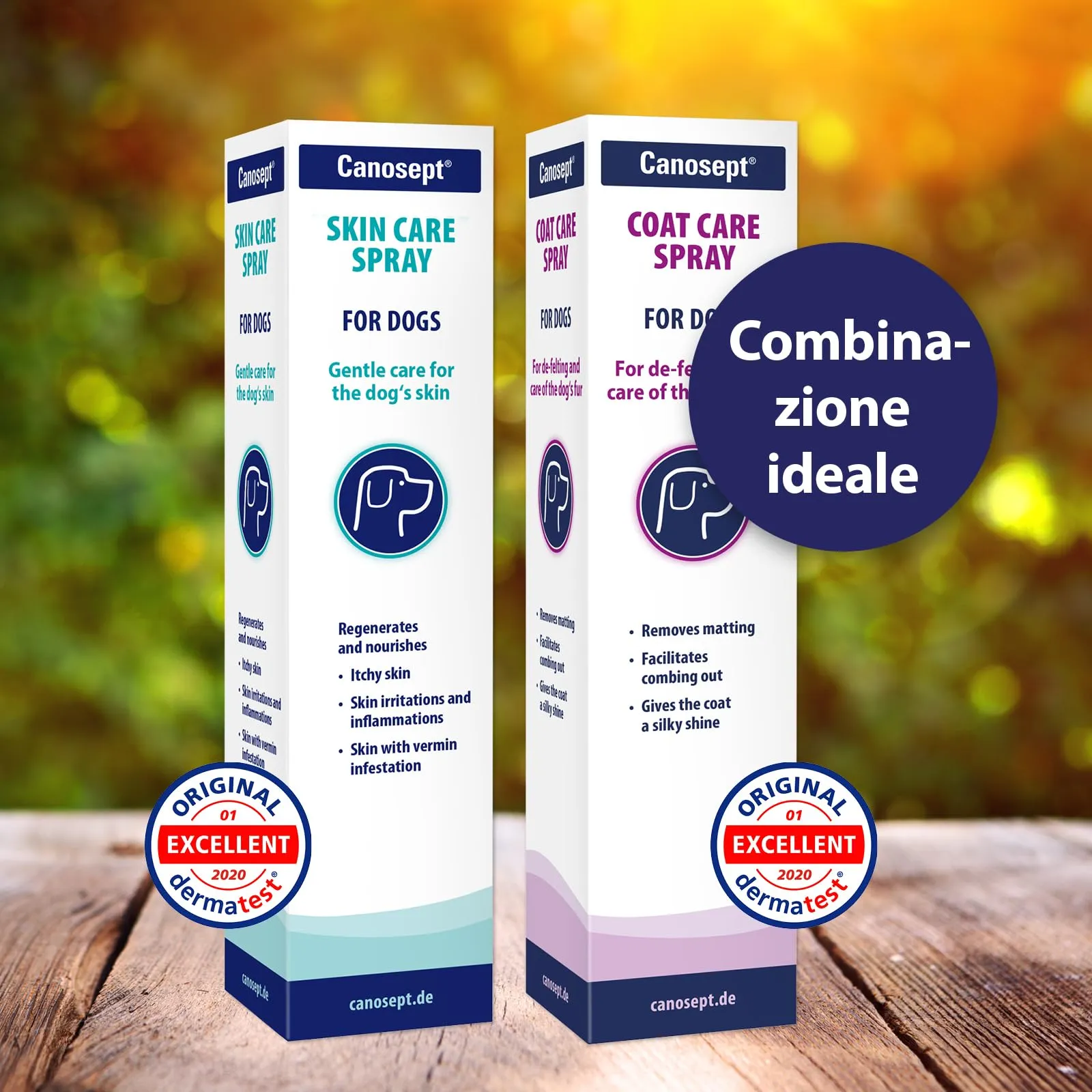 Canosept Spray per la cura della pelle per cani, 250 ml, rigenera e nutre la pelle, naturale e particolarmente delicato - immagine 7