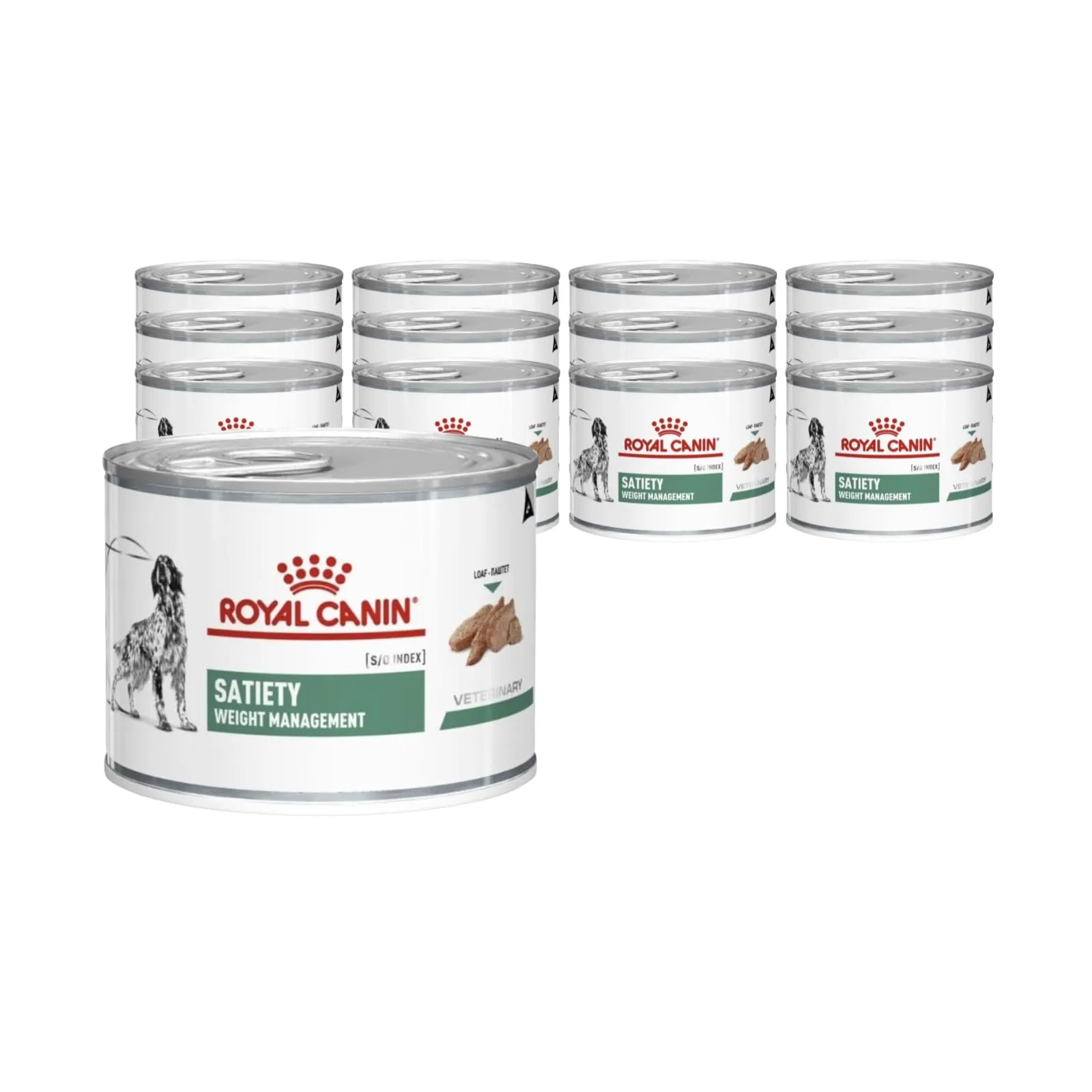 Royal Canin Satiety Weight Management | 12 x 200 g | Alimento dietetico completo per cani adulti | Può contribuire a ridurre l'obesità | Alto contenuto proteico | Mousse - immagine 1