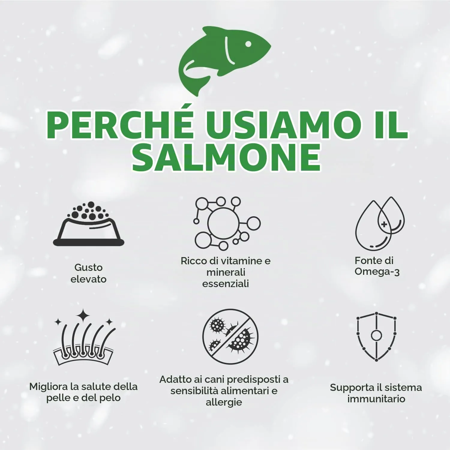 Natures protection white dog puppy grain free Salmone 1,5 kg - immagine 6