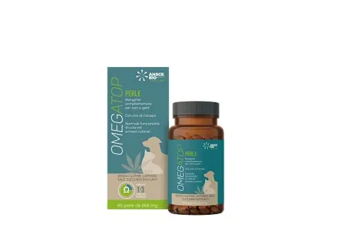 OMEGATOP Mangime Complementare Cani Omega 3-6 per Prurito e Allergie 90 pz - immagine 3