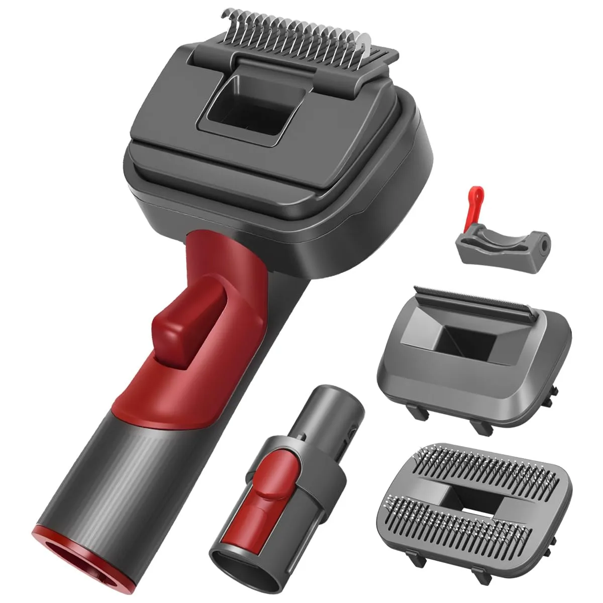 MOPEI 3 in 1 Spazzola di Aspirazione per Gatti e Cani Autopulente, Cardatore per Cani Pelo Lungo/Corto Compatibile con Dyson Gen5 V15 V12 V11 V10 V8 V7 Aspirapolvere - immagine 1