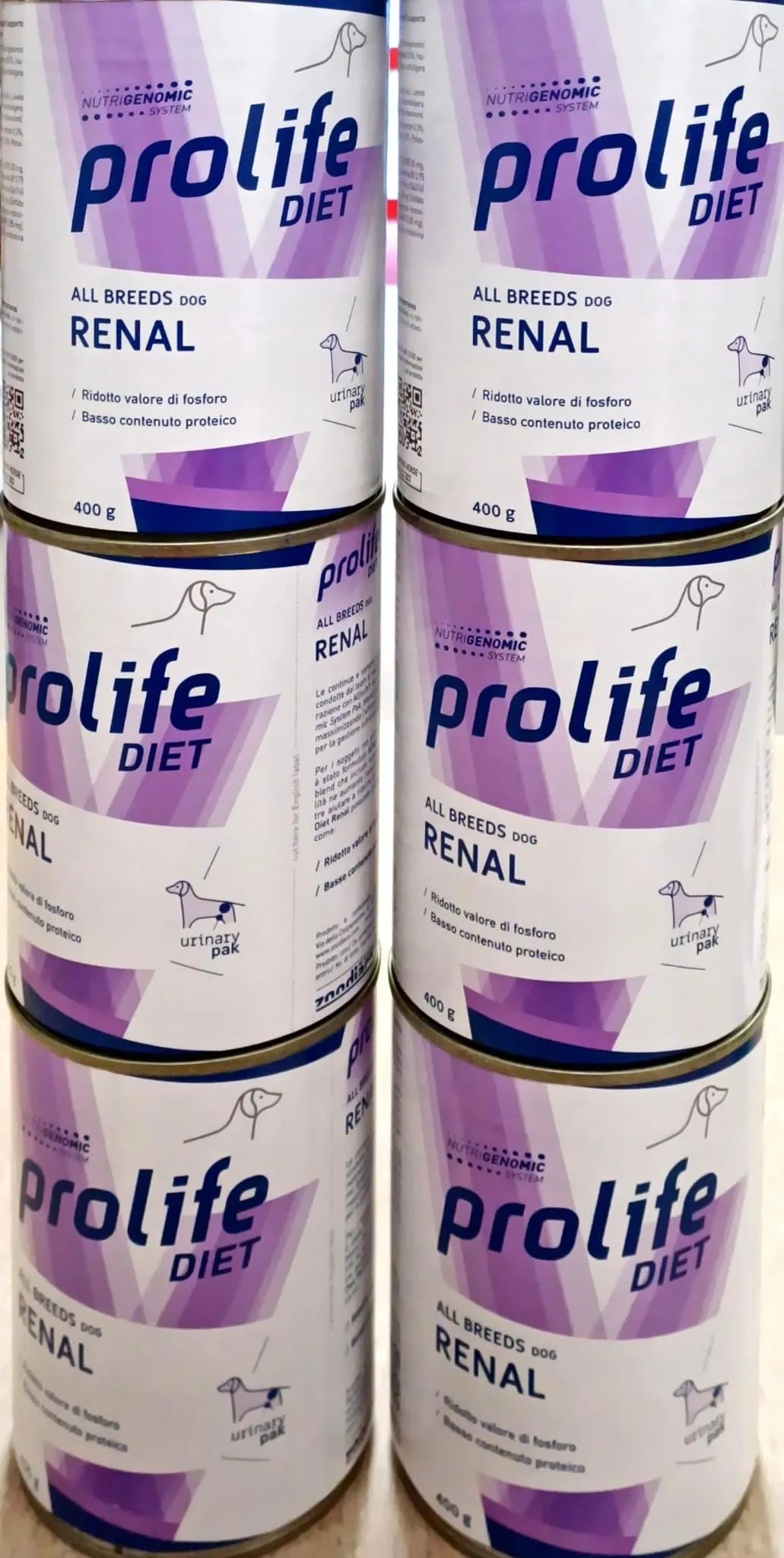PROLIFE UMIDO CANE RENAL 6 SCATOLETTE DA 400 GR - immagine 1