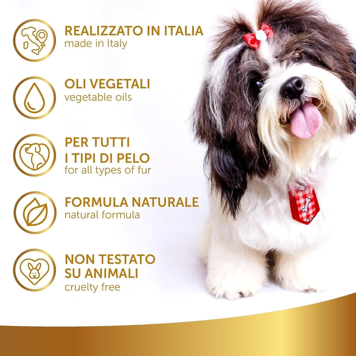 Linea 101, Spray Sciogli Nodi Pelo Cane Naturale per Tutti i Tipi di Pelo con Oli Vegetali, Mantello Morbido, Brillante e Sano, Districante Pelo Cane, 100ml, Made in Italy - immagine 3