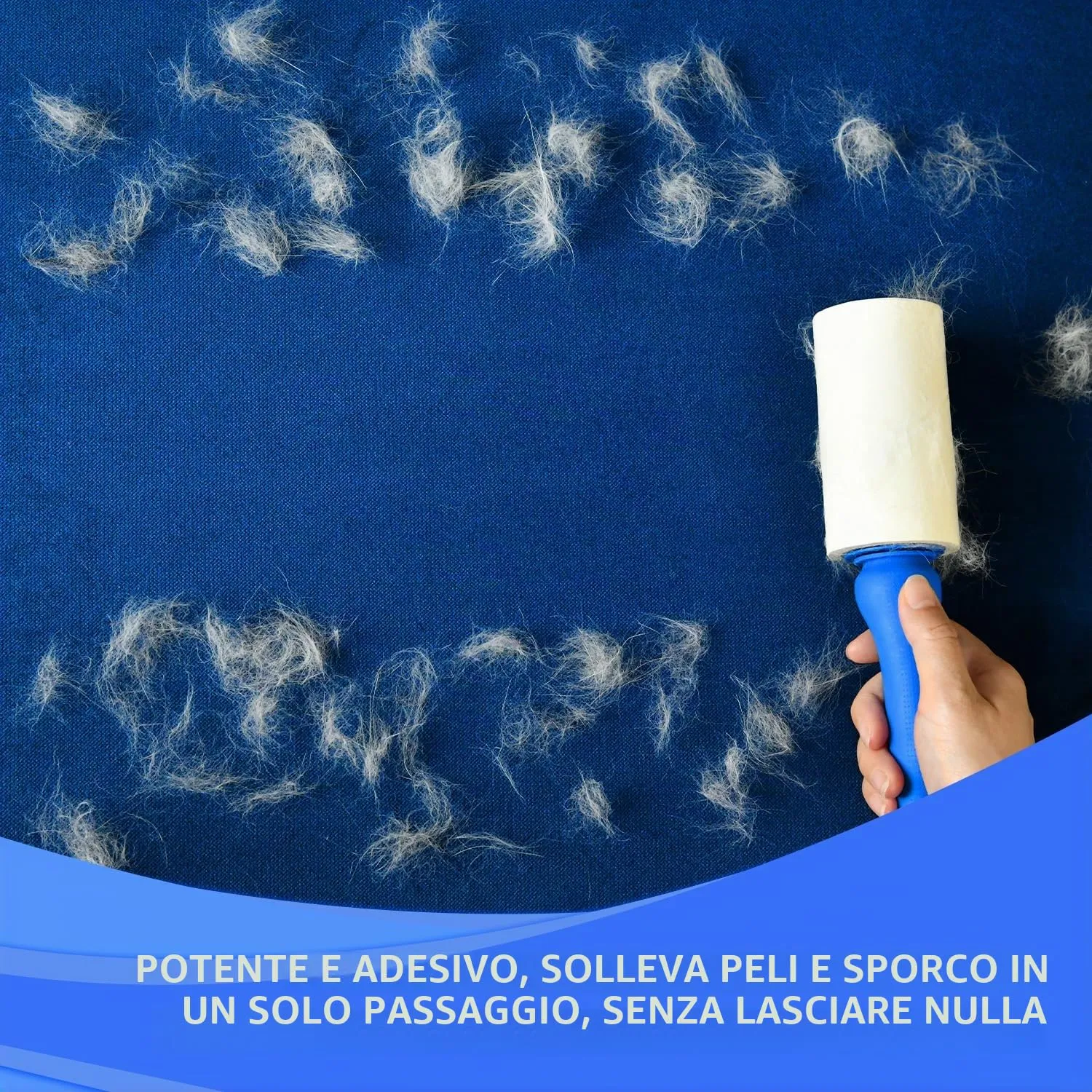 Rotolo di lanugine per peli di animali – Confezione da 5 pezzi da 450 fogli – Easy Peel – Rotoli di lanugine per vestiti e mobili - immagine 2