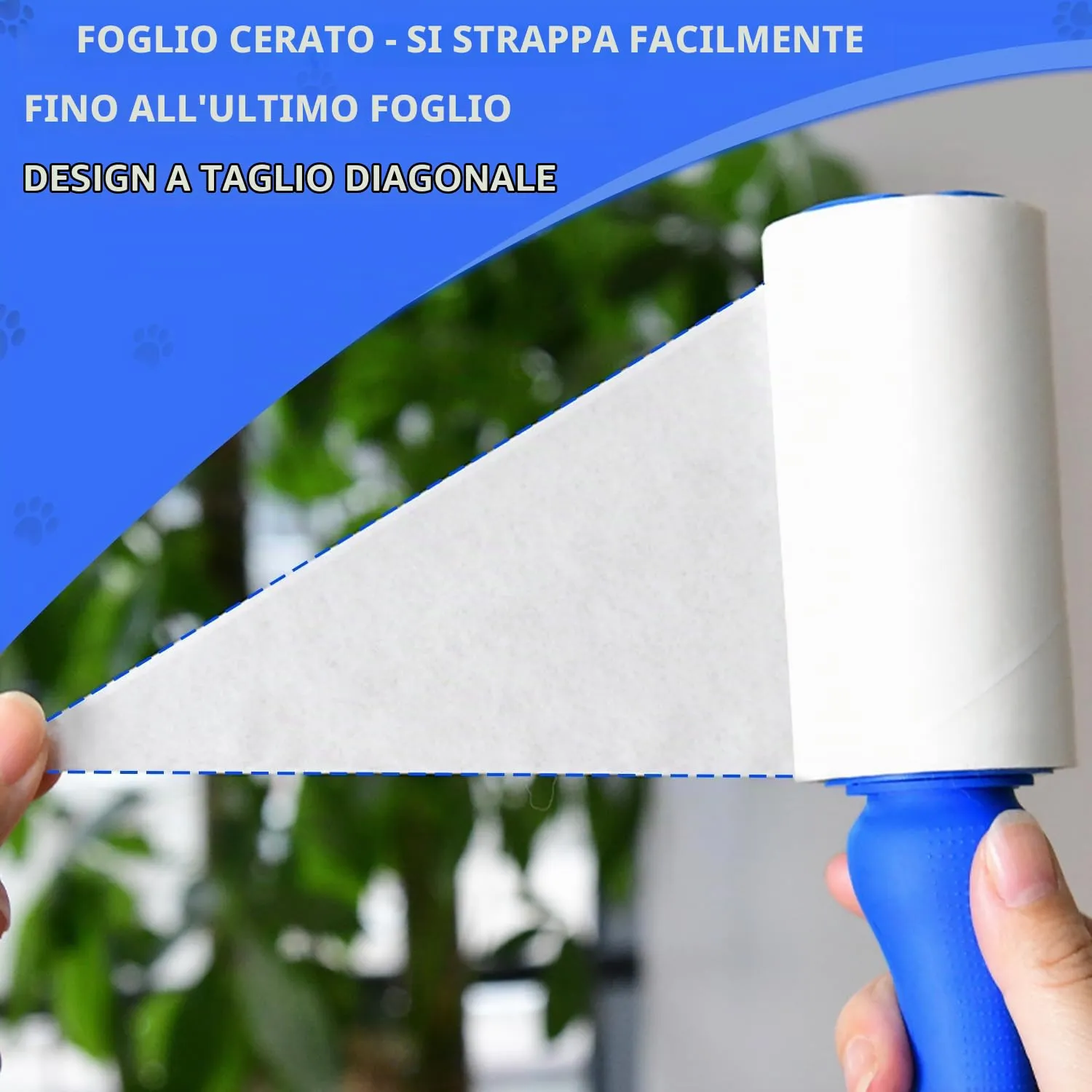 Rotolo di lanugine per peli di animali – Confezione da 5 pezzi da 450 fogli – Easy Peel – Rotoli di lanugine per vestiti e mobili - immagine 3