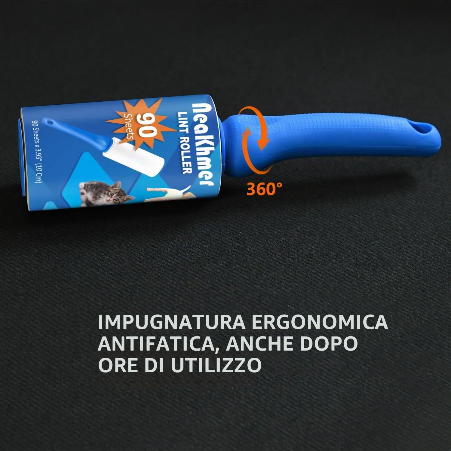 Rotolo di lanugine per peli di animali – Confezione da 5 pezzi da 450 fogli – Easy Peel – Rotoli di lanugine per vestiti e mobili - immagine 4
