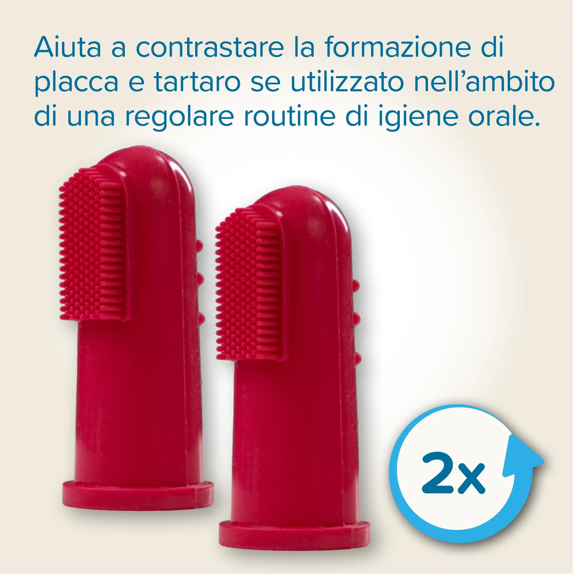 Beaphar, Spazzolino da Dito per Cani e Gatti, Prevenzione della Placca Dentale e dell'Alitosi, Elimina i Residui di Cibo e Riduce i Batteri, Setole Morbide, Facile da Usare - immagine 3