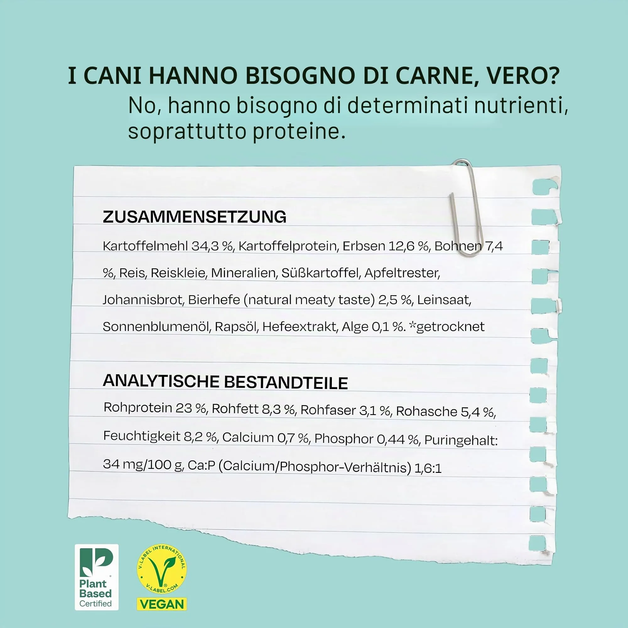 VEGDOG Farmer's Crunch Crocchette Ipoallergeniche (10 kg) | Cani Adulti | Senza Glutine e Soia, Povero di Purine | Alimento Completo per Allergici con Proteine di Patata - immagine 8