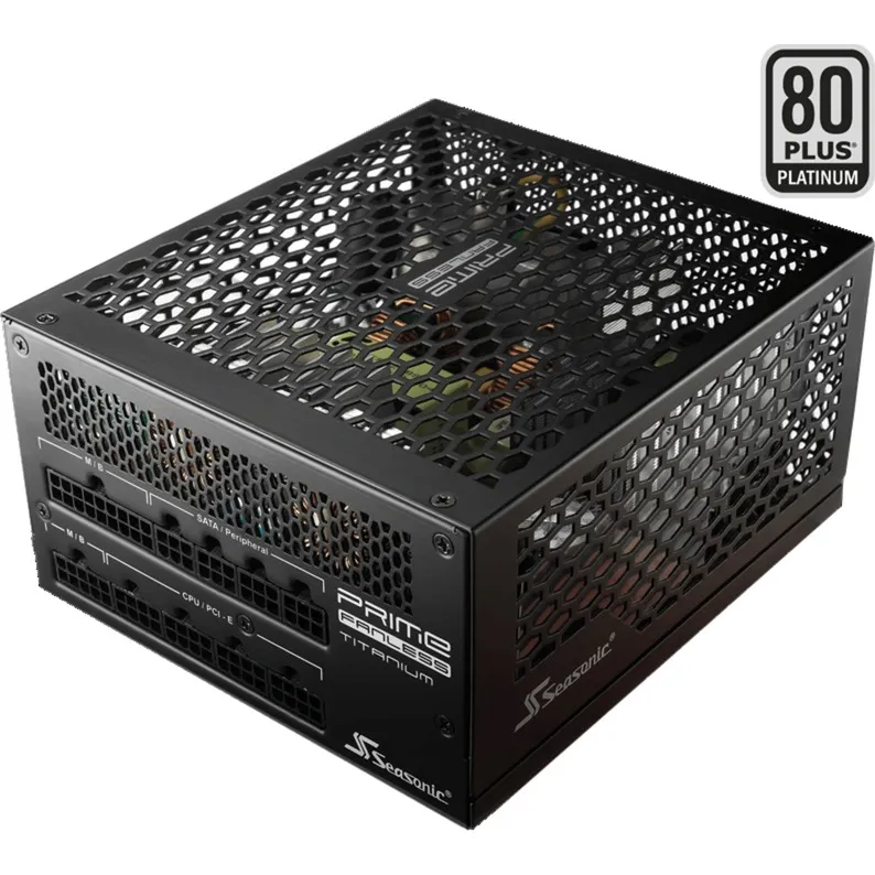 PRIME Fanless PX alimentatore per computer 450 W 20+4 pin ATX ATX Nero, Alimentatore PC - immagine 1