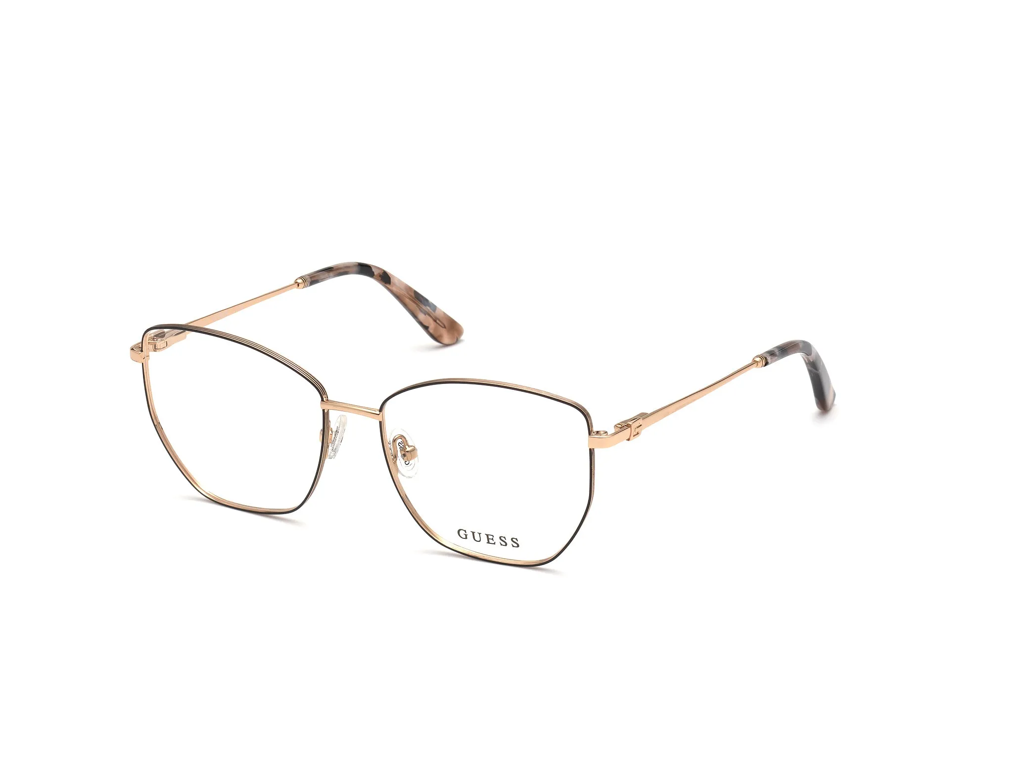 Guess GU2825 5 Montature da vista Metallo Nero Squadrata Normale - immagine 1