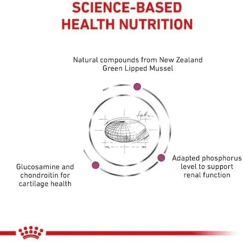Royal Canin Veterinary Mobility | 2 kg | Cibo secco per gatti | Per favorire la mobilità | Complesso di nutrienti per le articolazioni | Con cozza dalle labbra verdi - immagine 6