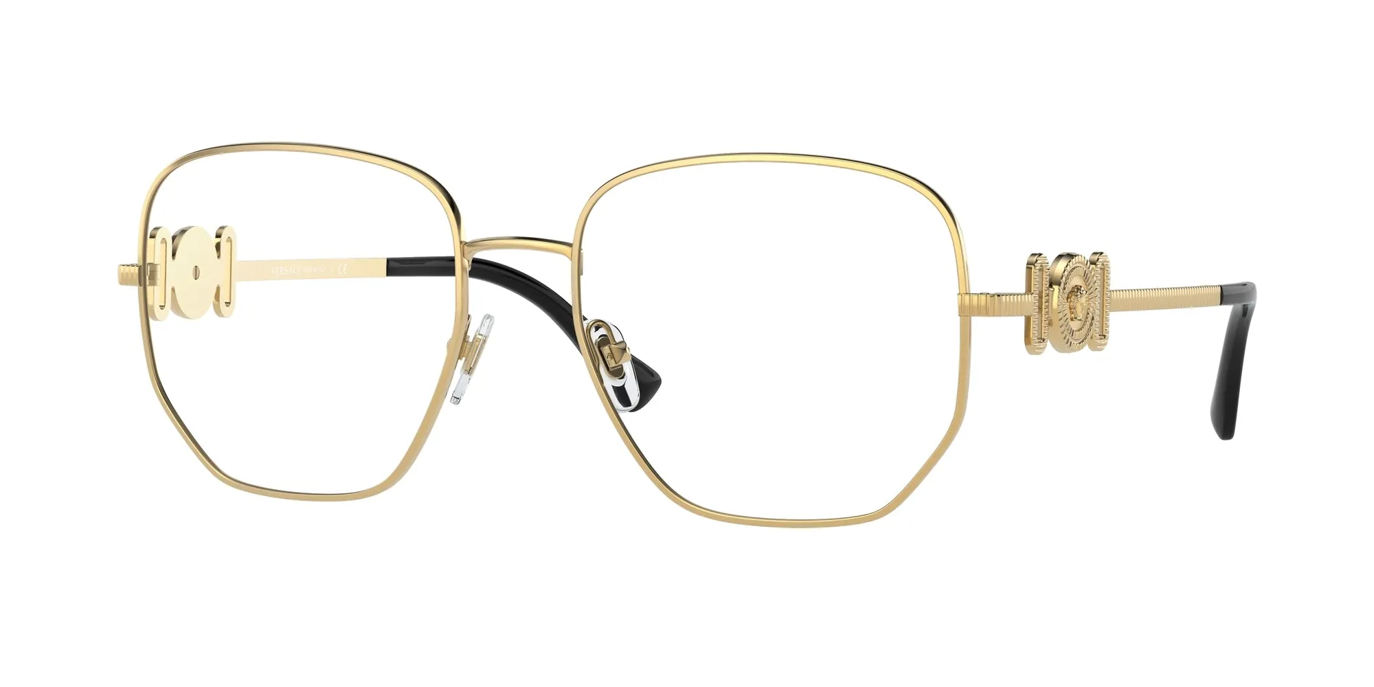 Versace VE1283 1002 Montature da vista Metallo Oro Geometrica - immagine 1