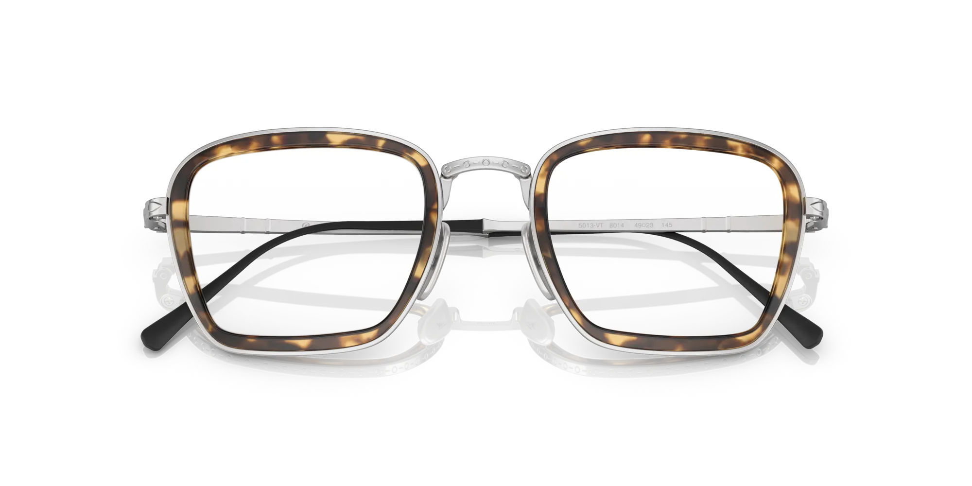 Persol PO5013VT 8014 Montature da vista Titanio Argento Squadrata - immagine 2
