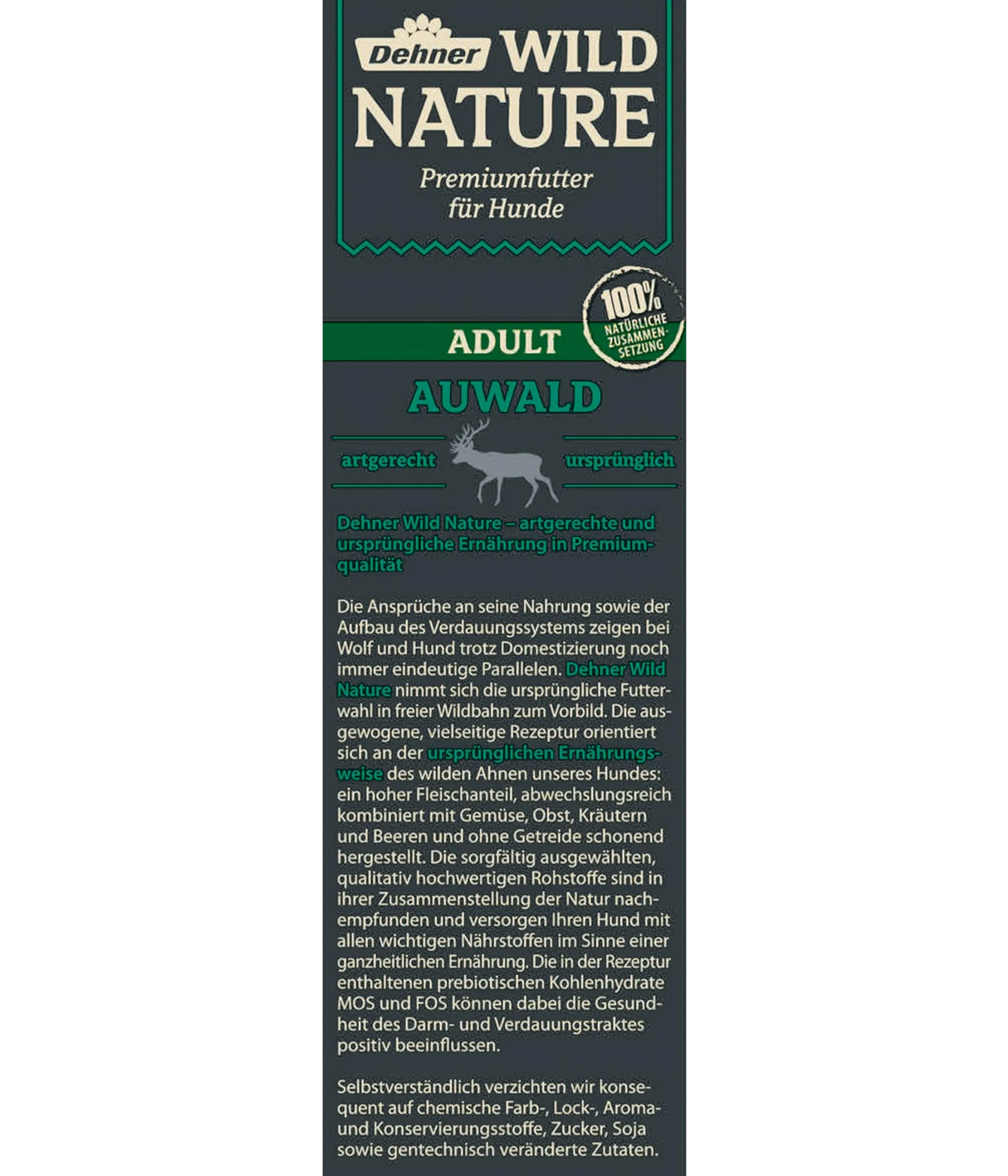 Dehner - Mangime Secco per Cani Adulti “Wild Nature”, Versione Auwald - immagine 4